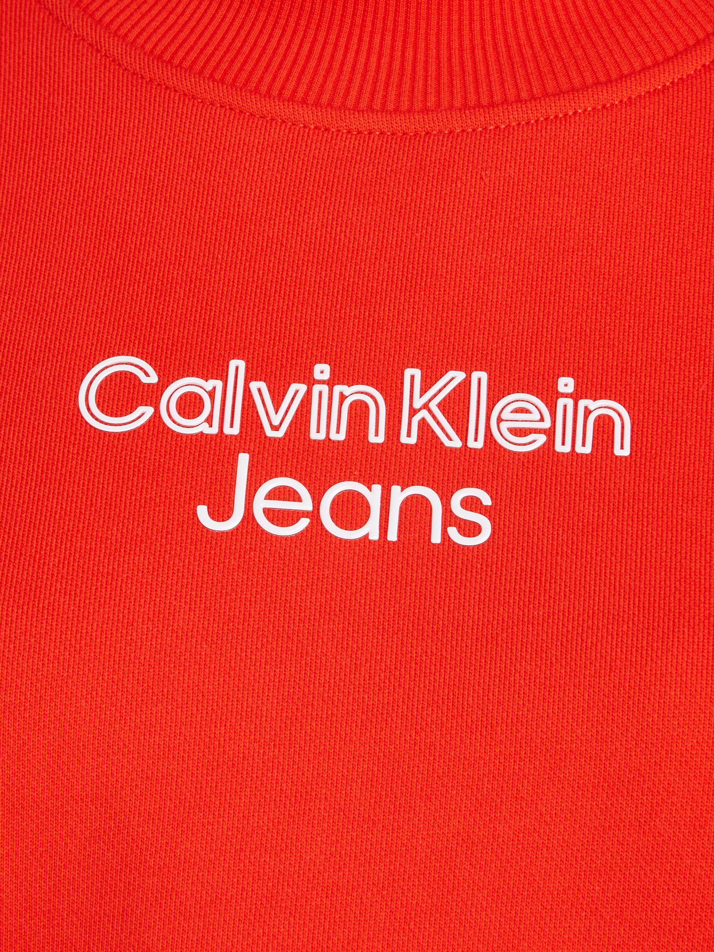 Calvin Klein Sweatshirt STACKED INSTITUTIONAL CREWNECK