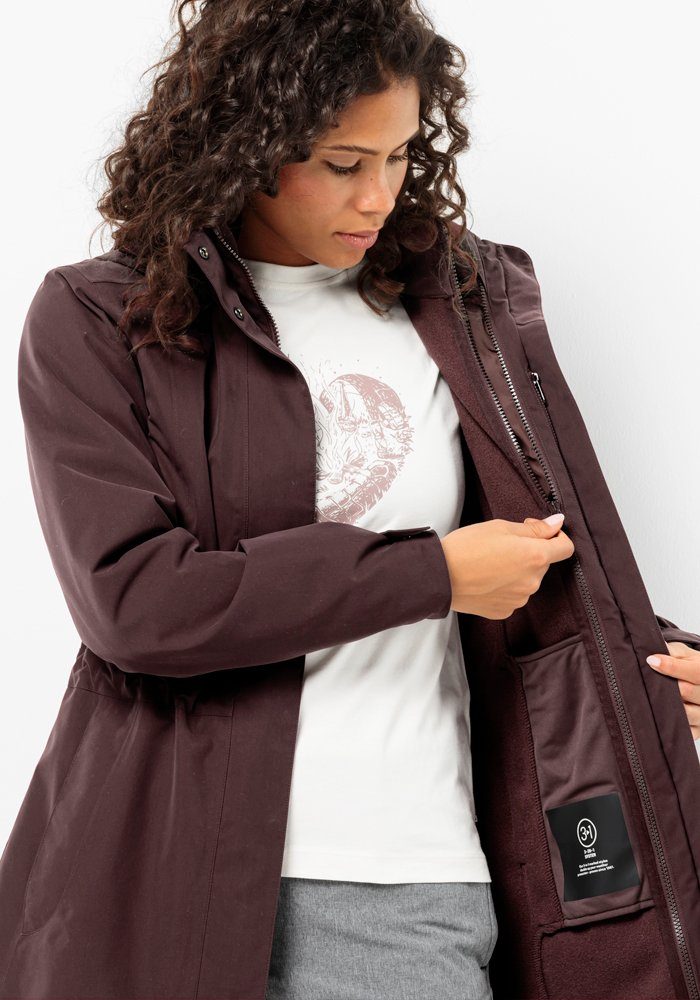 Jack Wolfskin Functionele 3-in-1-jas OTTAWA COAT