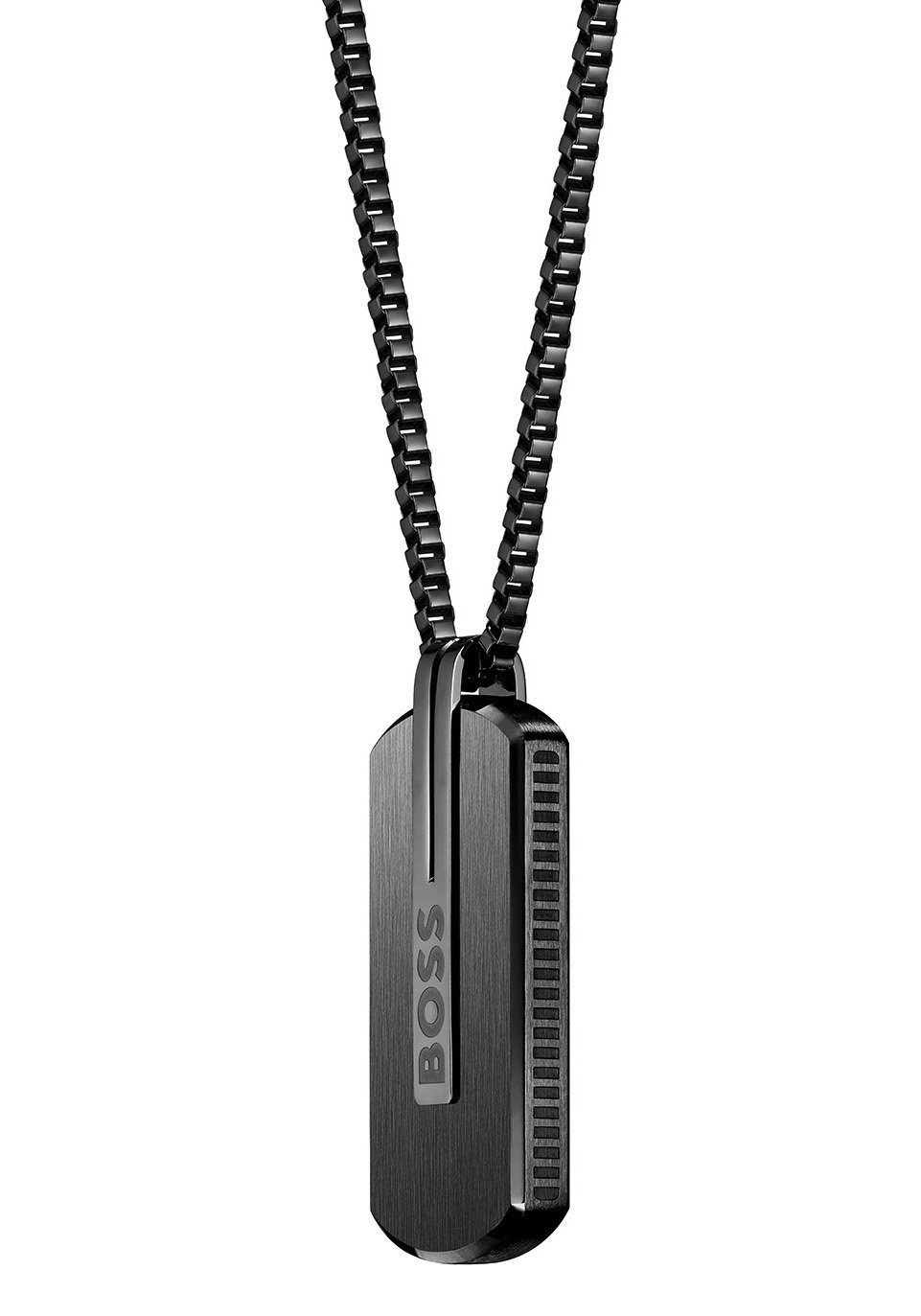 Boss Ketting met hanger Sieraad roestvrij staal halssieraad Venezianerketting ORLADO