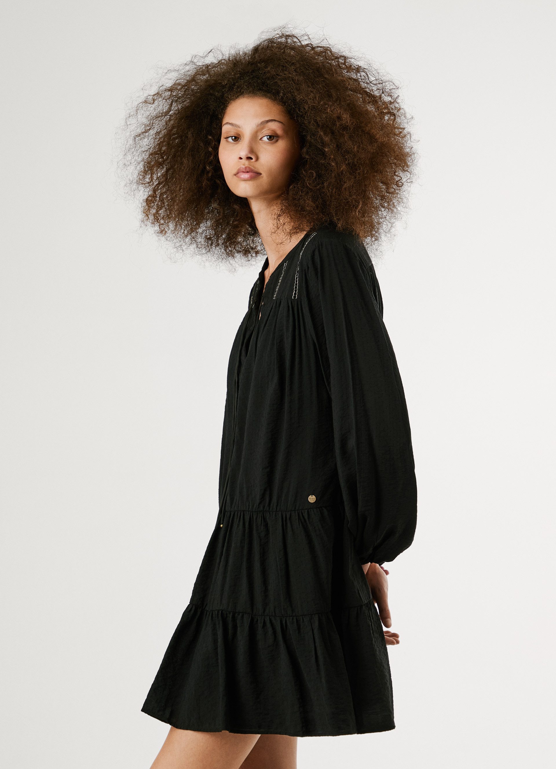 Pepe Jeans Tuniekjurk PAULE DRESS met gelaagde snit