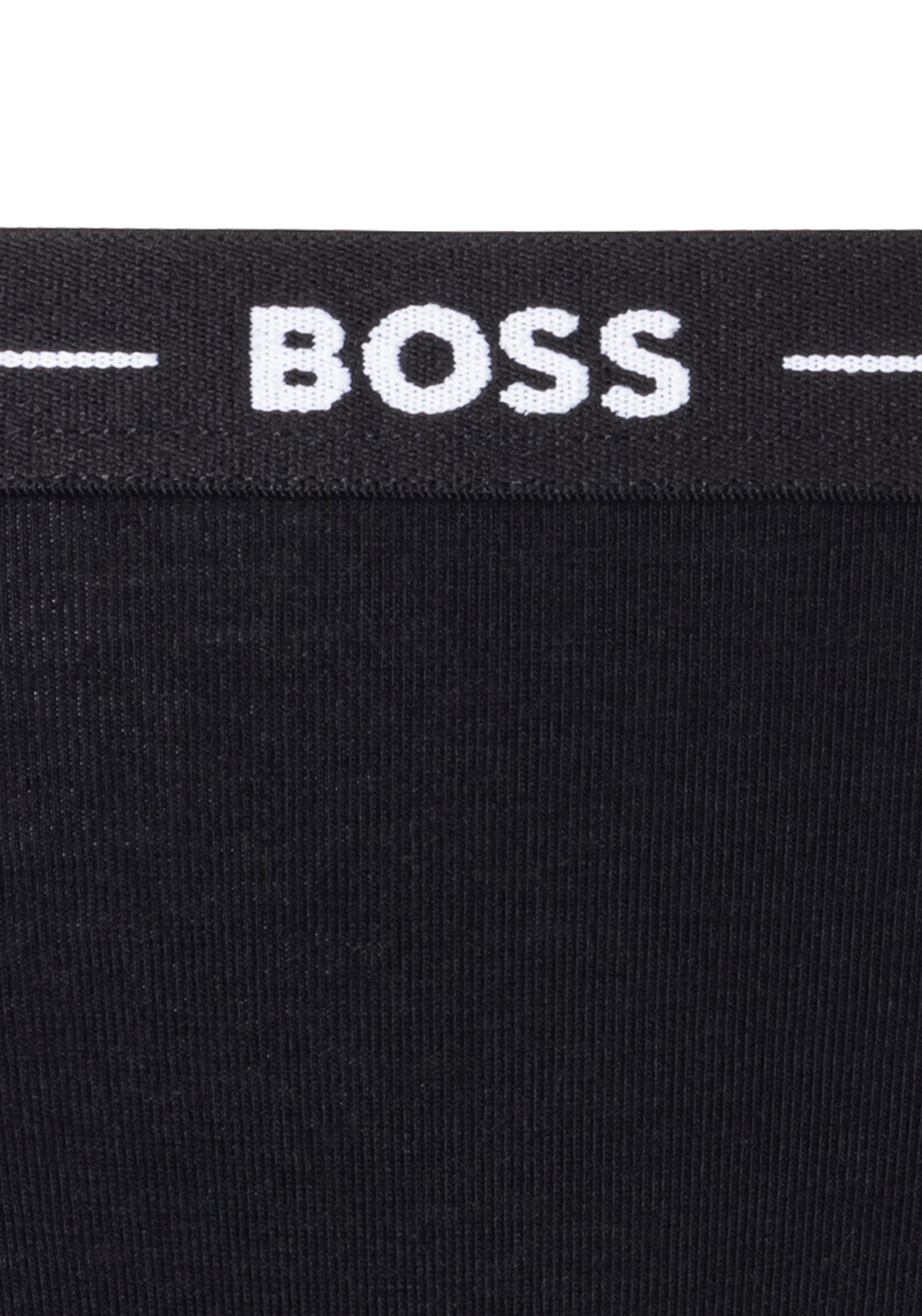 BOSS Slip 3P BRIEF met elastische logoband (3 stuks)