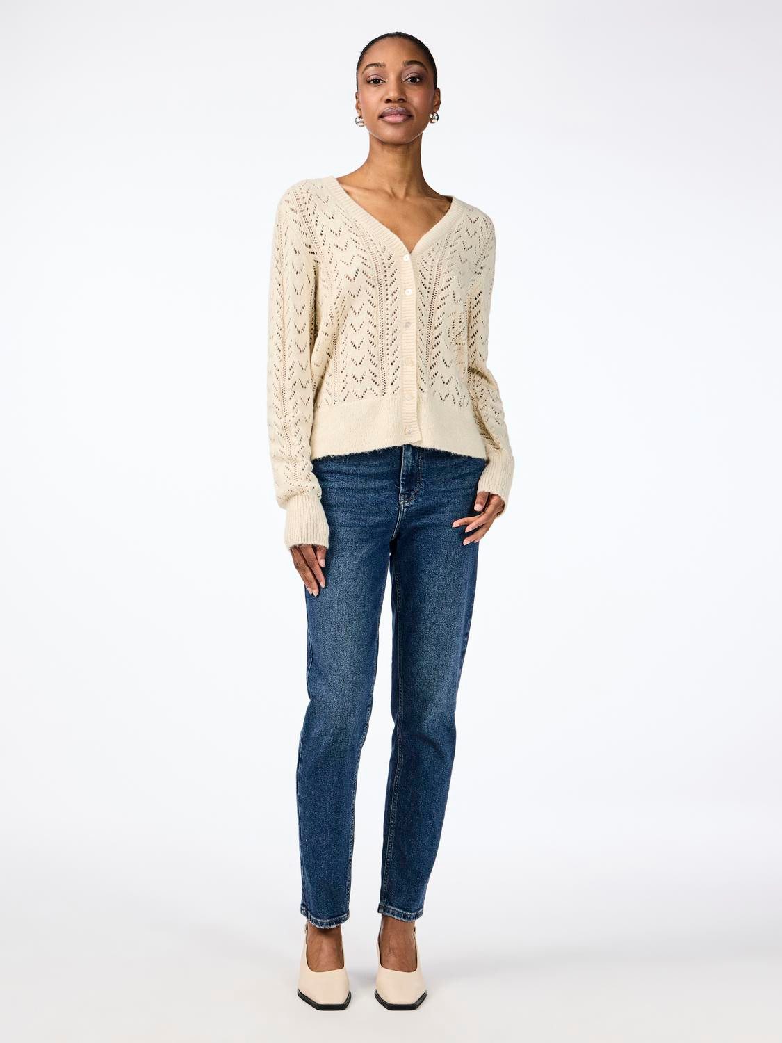 Y.A.S Trui met ronde hals YASTELLA LS KNIT PULLOVER S. NOOS