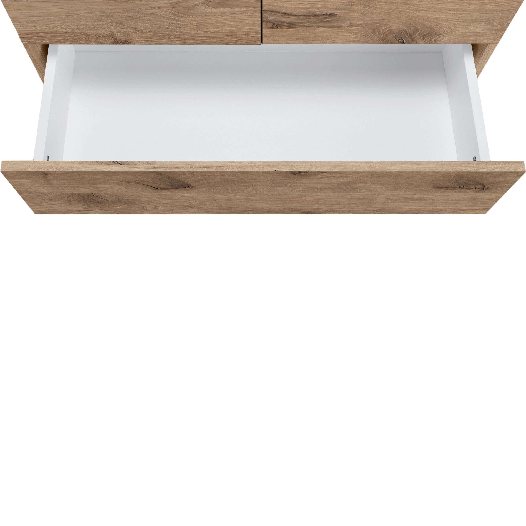 Home affaire Hoge kast Wisla met 4 deuren & 1 lade, breedte 76 cm, hoogte 180 cm