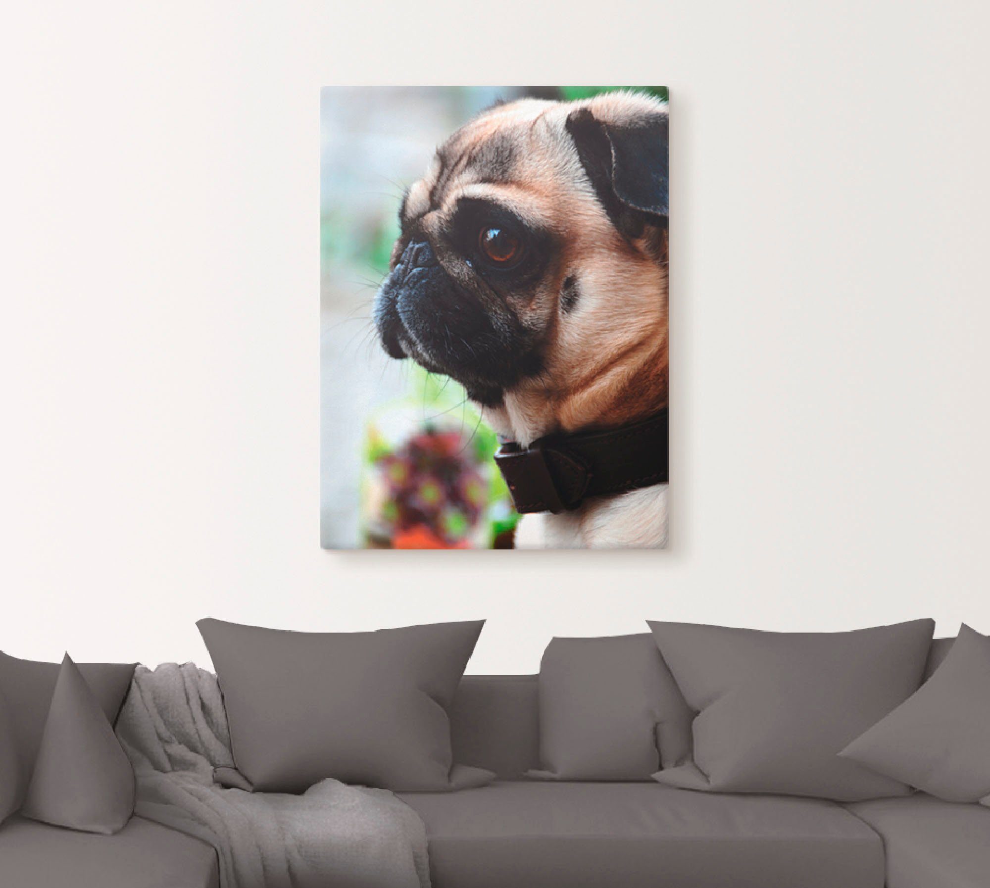 Artland Artprint op linnen Mop gespannen op een spieraam