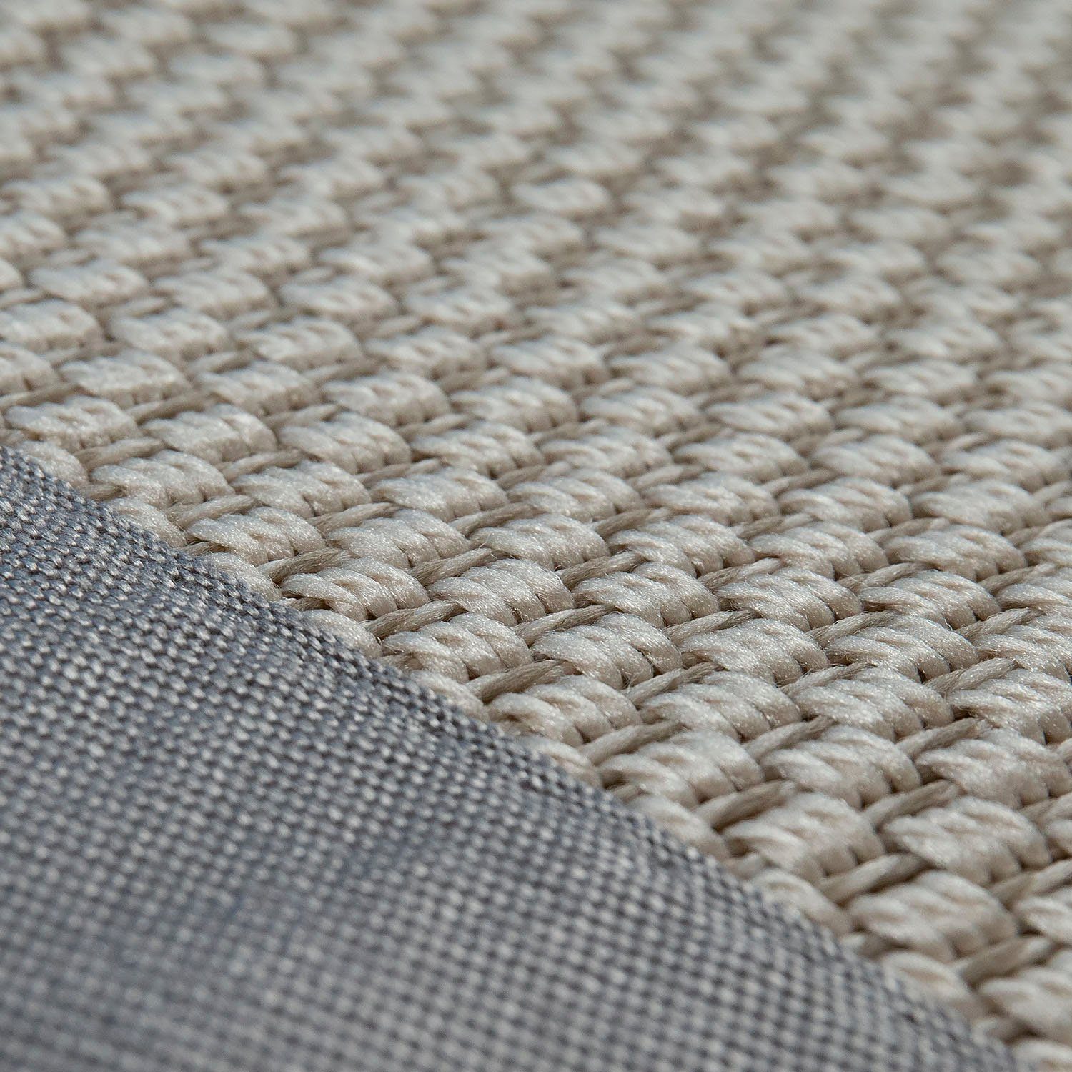 Paco Home Vloerkleed Sisala 270 Platweefsel, geweven, sisal look, randdessin, geschikt voor binnen en buiten