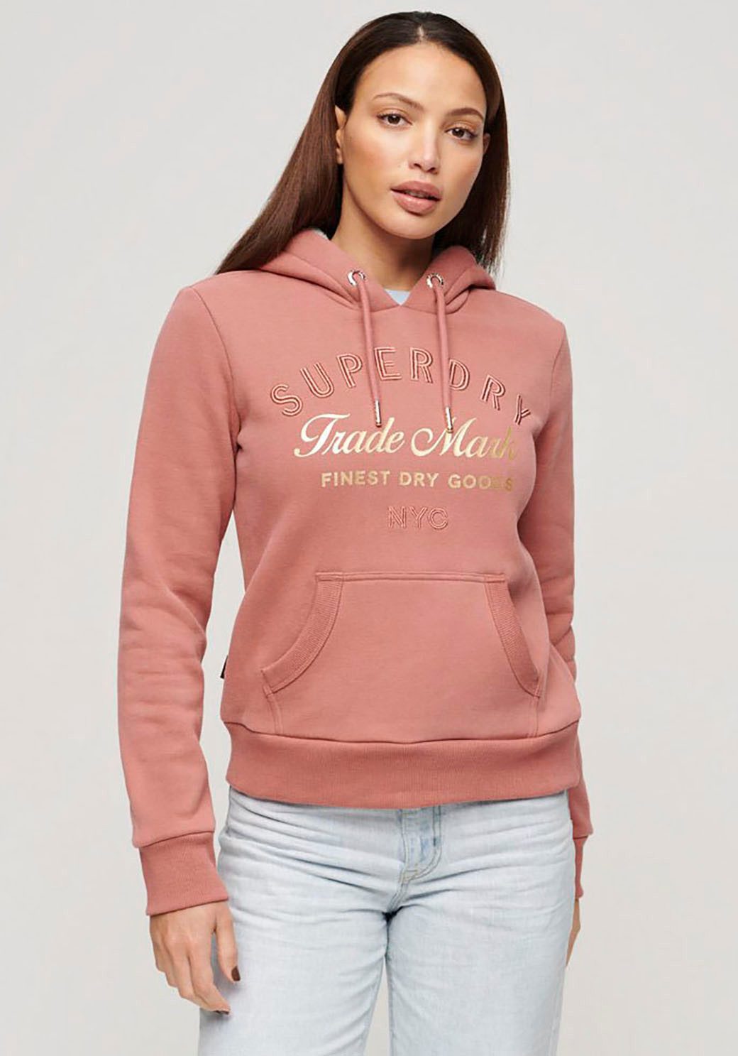 Superdry Hoodie Luxe Metallic Logo Hoodie