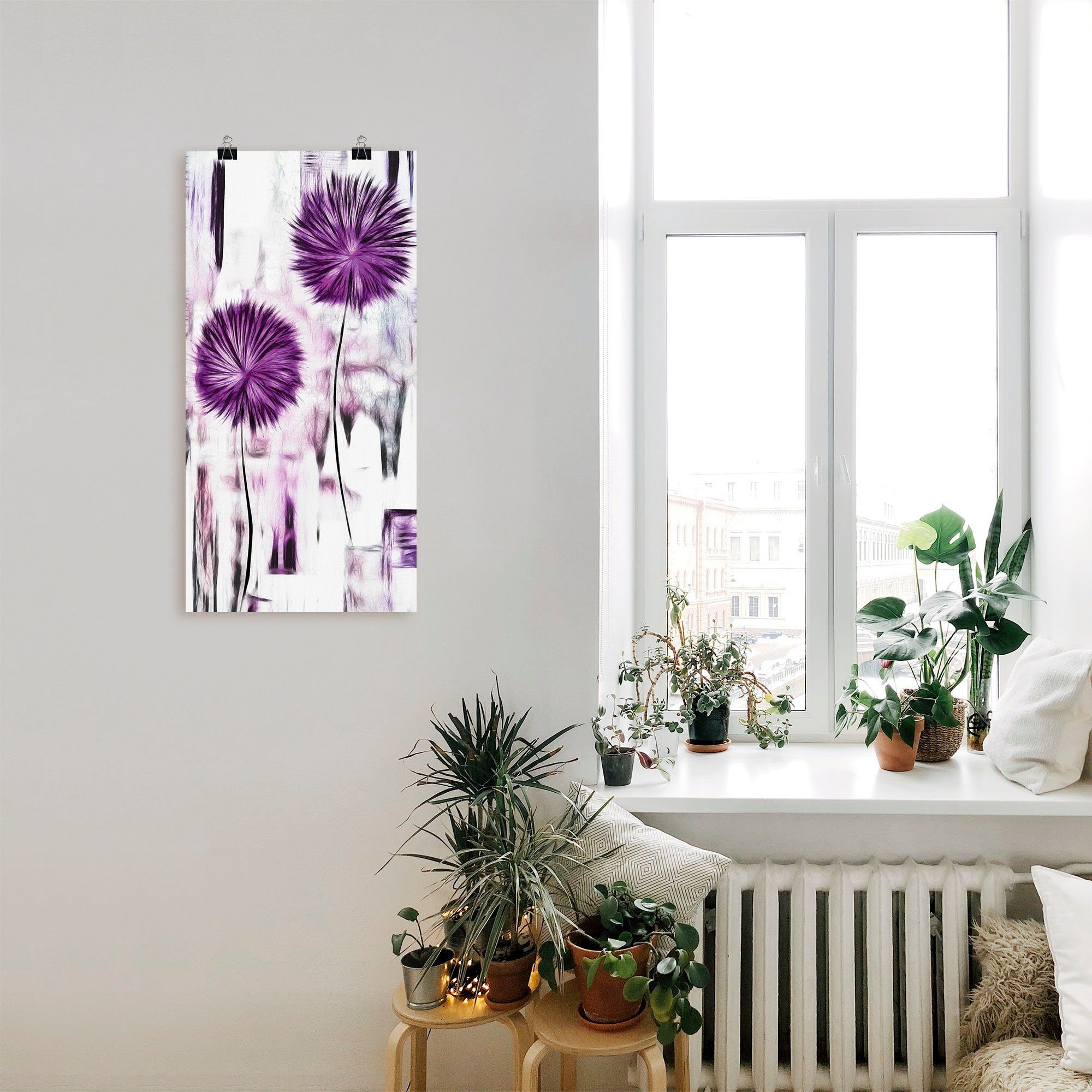Artland Artprint Bloemen als artprint van aluminium, artprint op linnen, muursticker of poster in verschillende maten