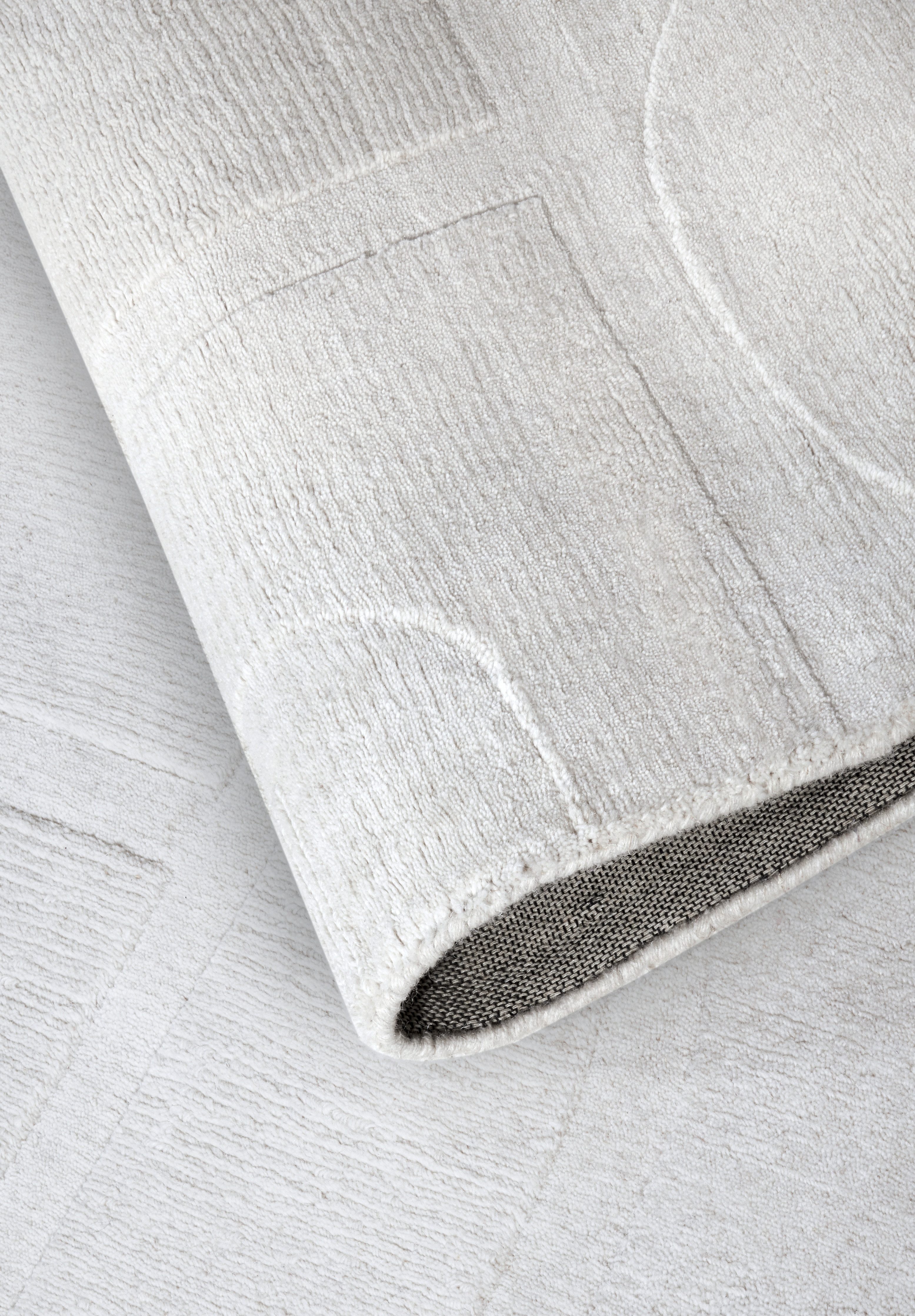 Villeroy & Boch Wollen kleed Alexis Handgeweven, wol, natuur, woonkamer, geometrie, boho, design