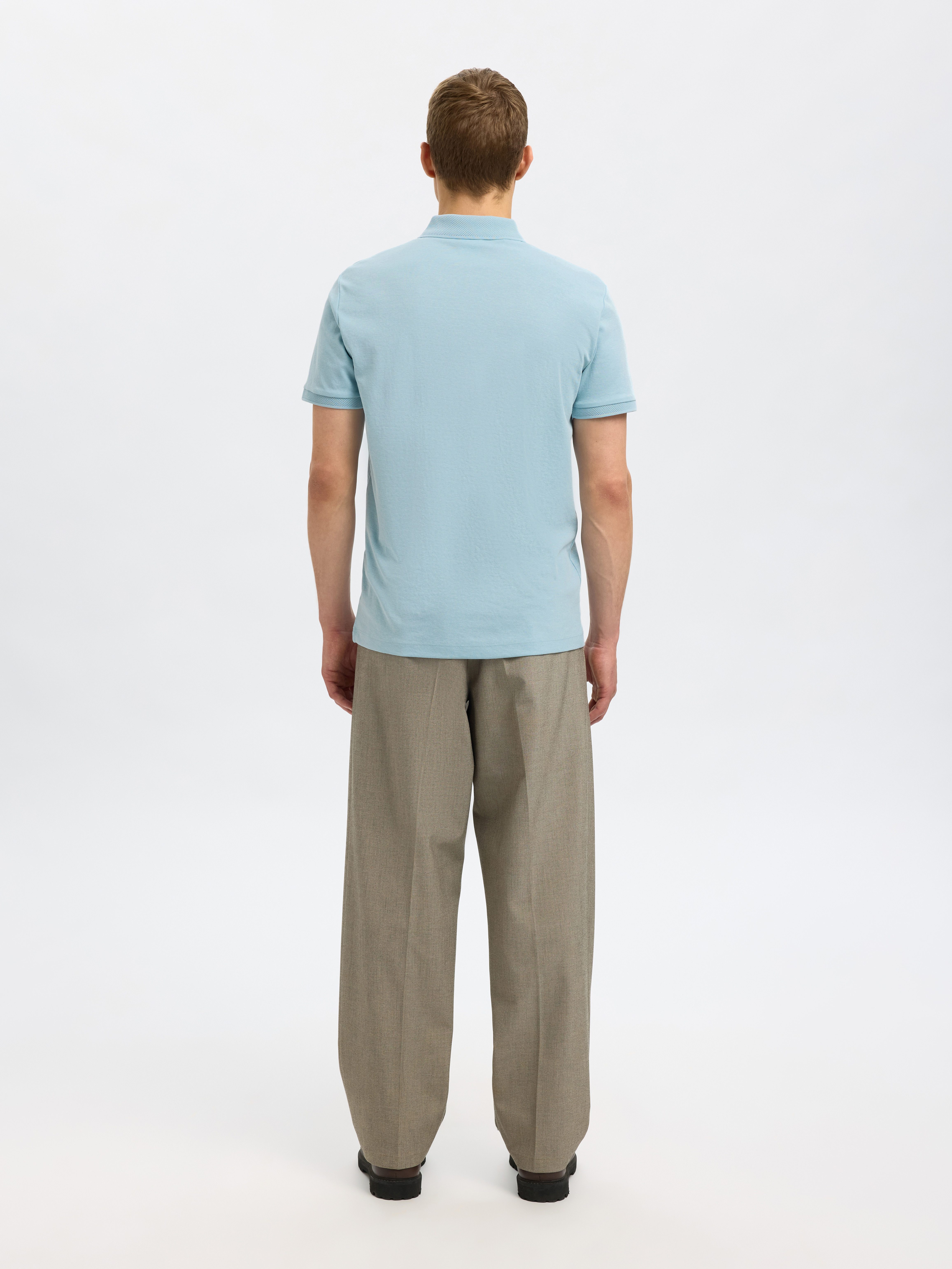 SELECTED HOMME Poloshirt SLHFAVE ZIP SS POLO NOOS
