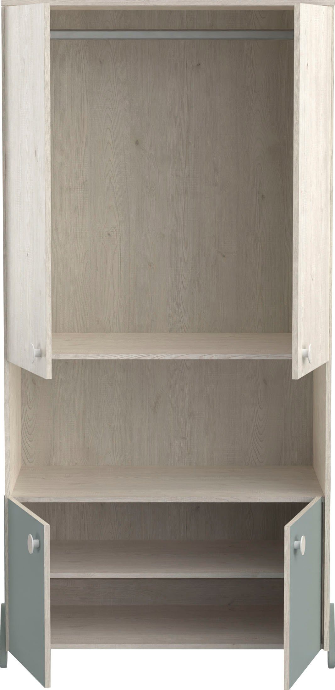 Demeyere GROUP Kledingkast Ilian modern ontwerp voor de kinderkamer, kinderkledingkast (set)