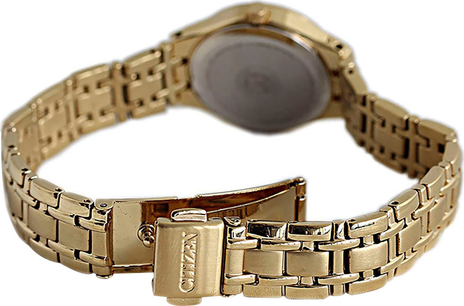 Citizen Solarhorloge EW1264-50A Polshorloge, dameshorloge, roestvrijstalen band, datum