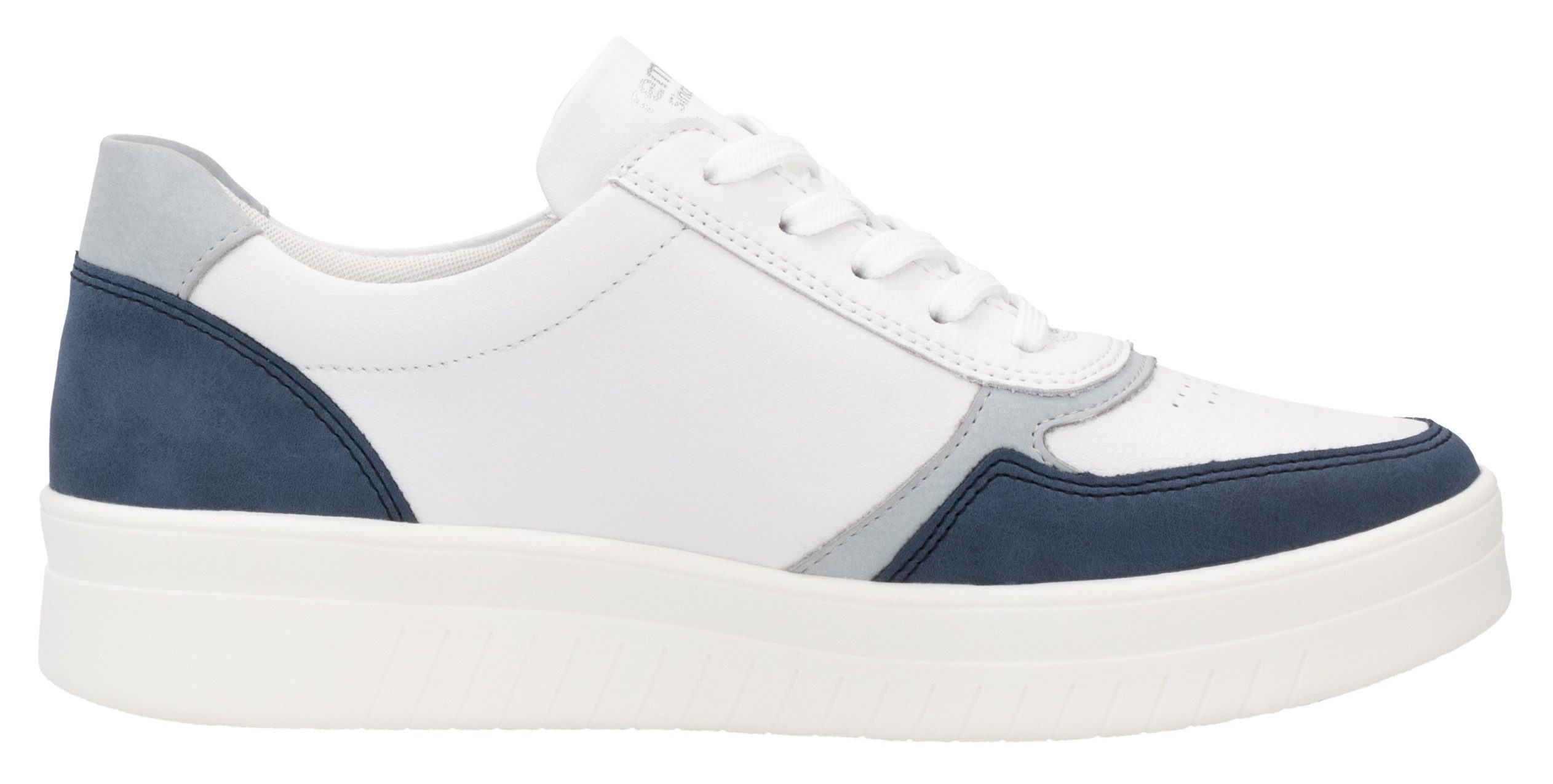 Remonte Plateausneakers , vrijetijdsschoen, lage schoen, veterschoen in smalle vorm