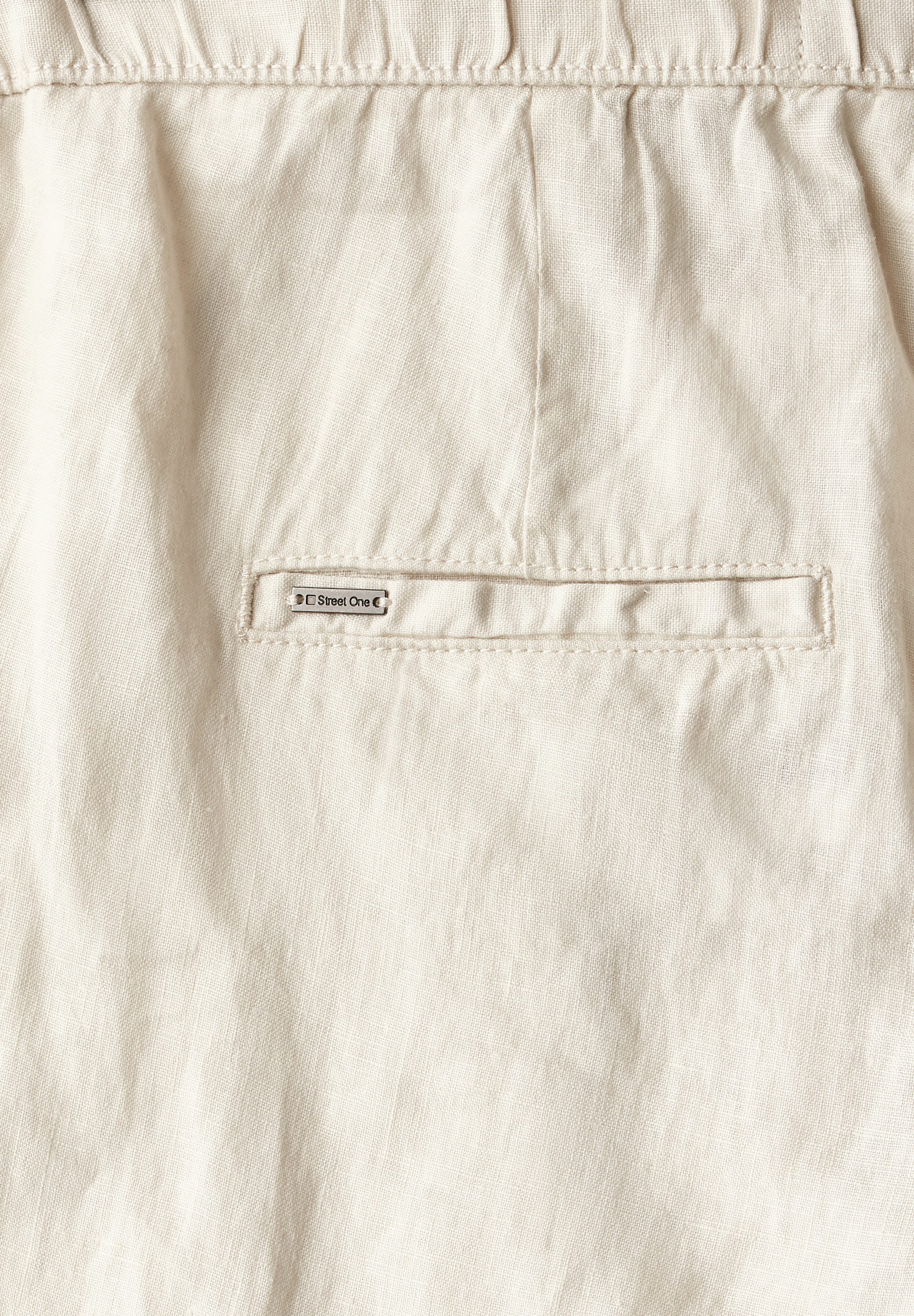 STREET ONE Paperbag-broek met elastische taille