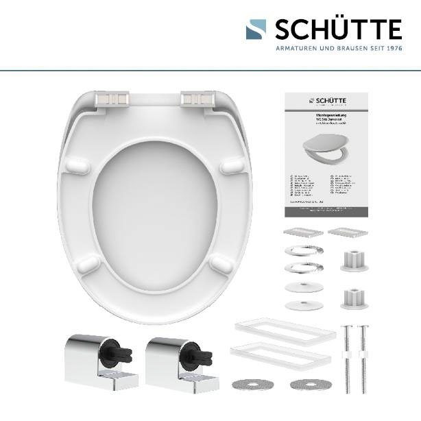 Schütte Toiletzitting Sailing Duroplast, met soft-closemechanisme