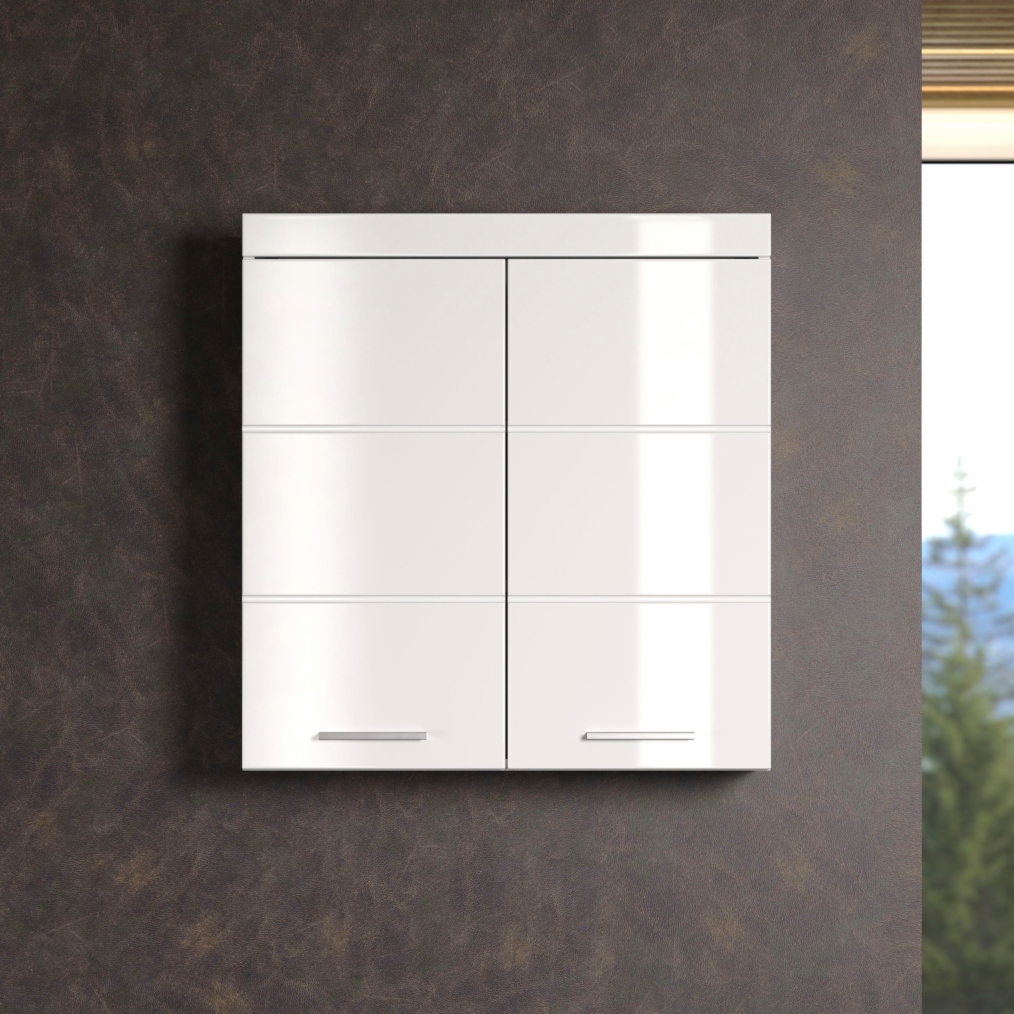INOSIGN Hangend kastje Avena Badkamerkast met verwisselbare deuropening - (B/D/H) 37/23/77 cm
