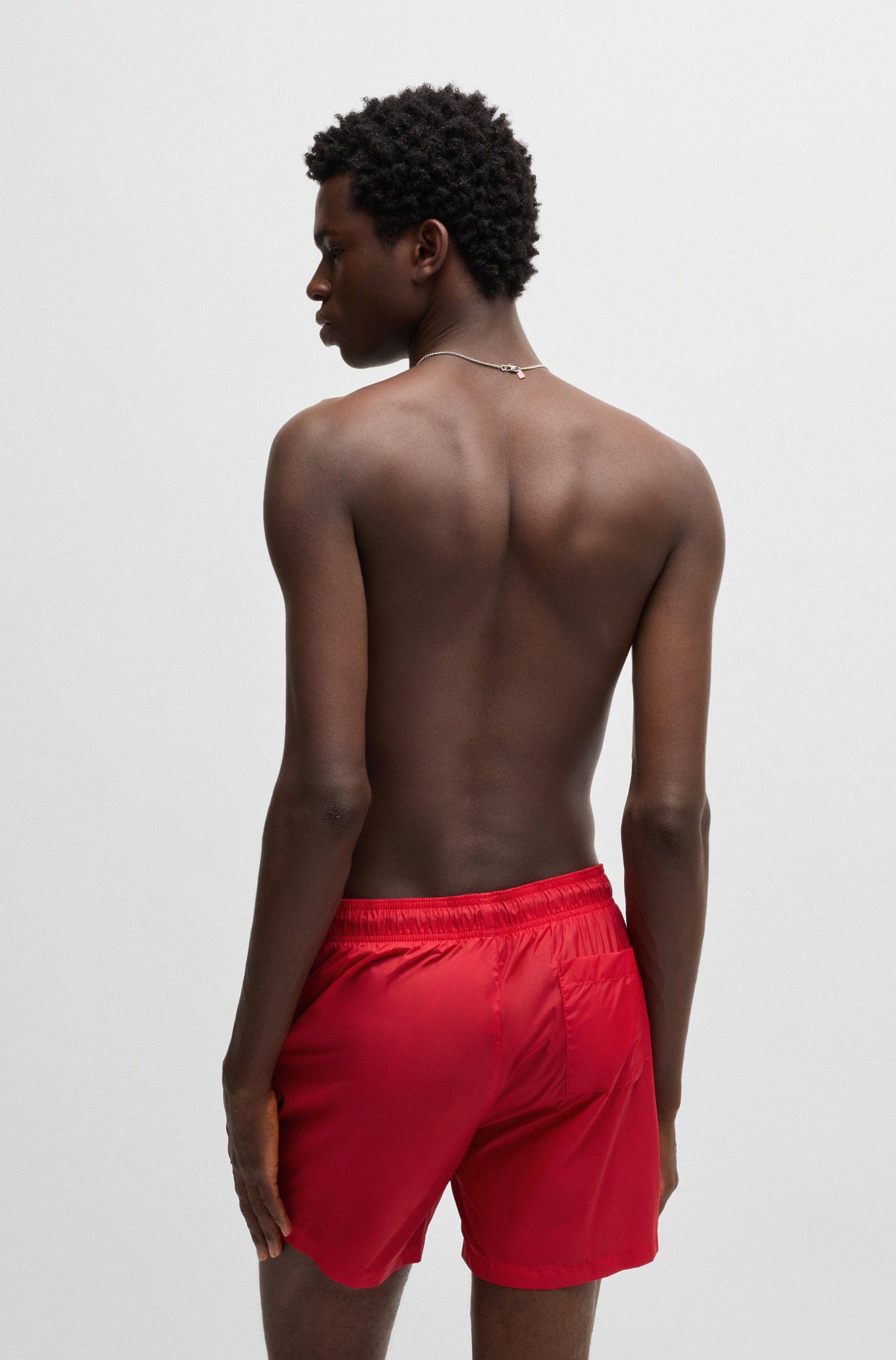 HUGO underwear Zwembroek Haïti met merknaam op het koord