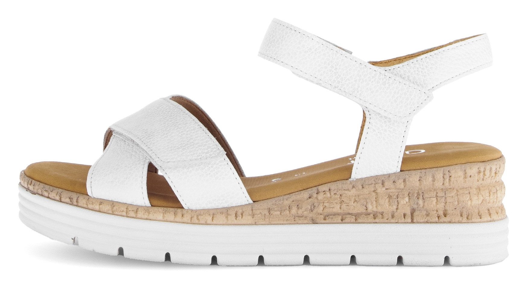 Gabor Sleehaksandaaltjes Genua , riemchensandaal, comfort-schoen, zomerschoen, stretchinzet, breedte g
