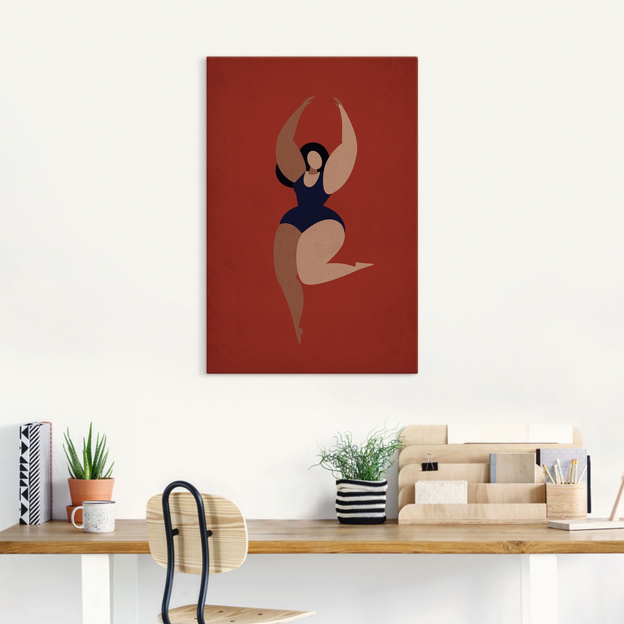 Artland Artprint op linnen Prima ballerina's gespannen op een spieraam