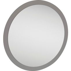 inosign spiegel rula spiegel "rula" met lijst, rond grijs