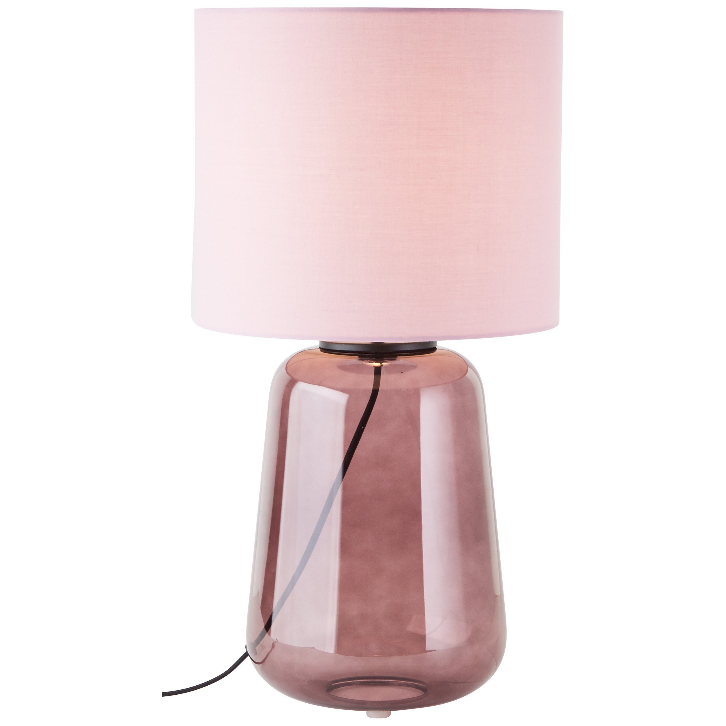 Brilliant Leuchten Tafellamp Hydra Ø 30 cm, E27, glas/textiel