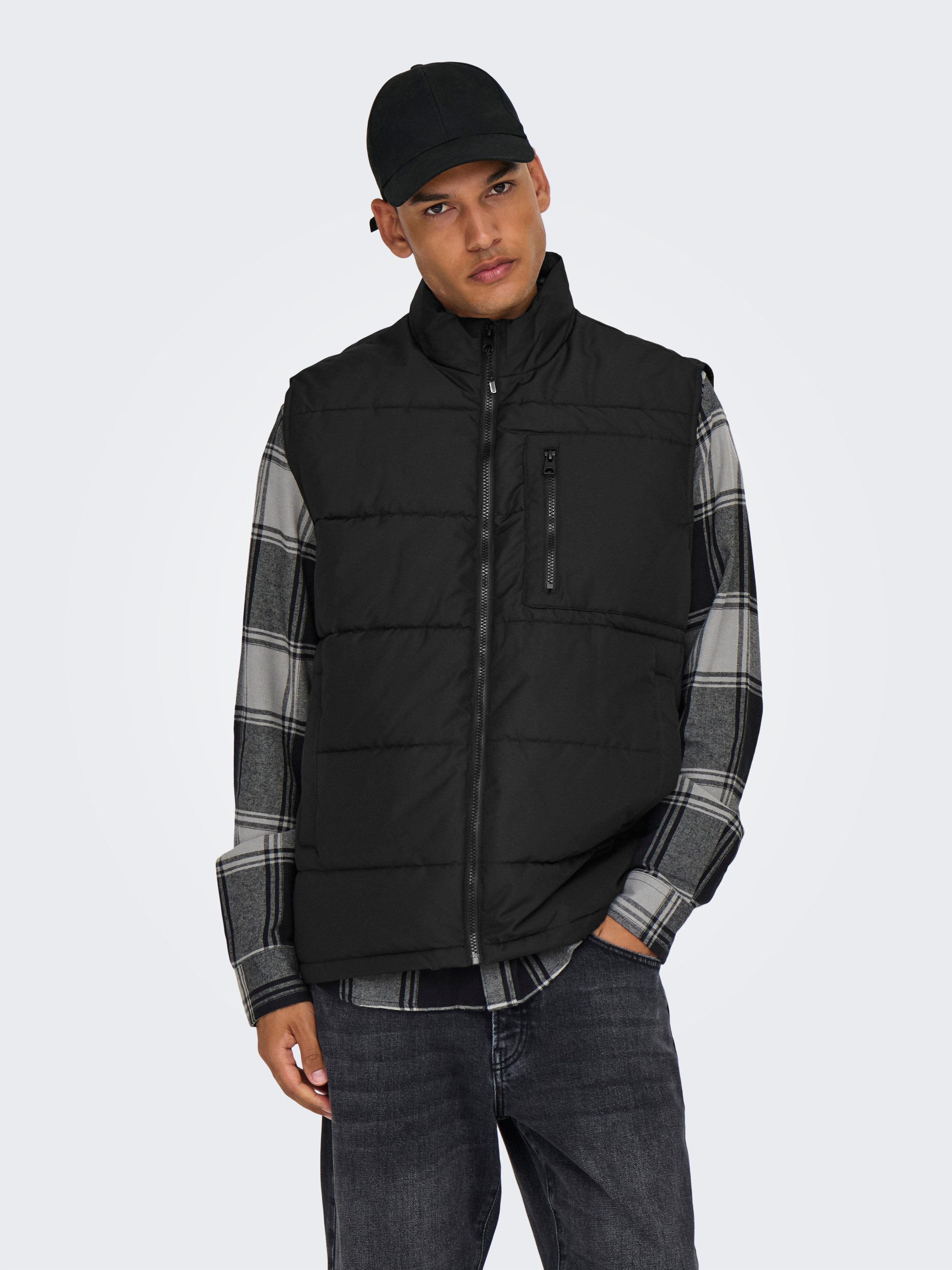 ONLY & SONS Bodywarmer ONSJAKE QUILTED VEST OTW