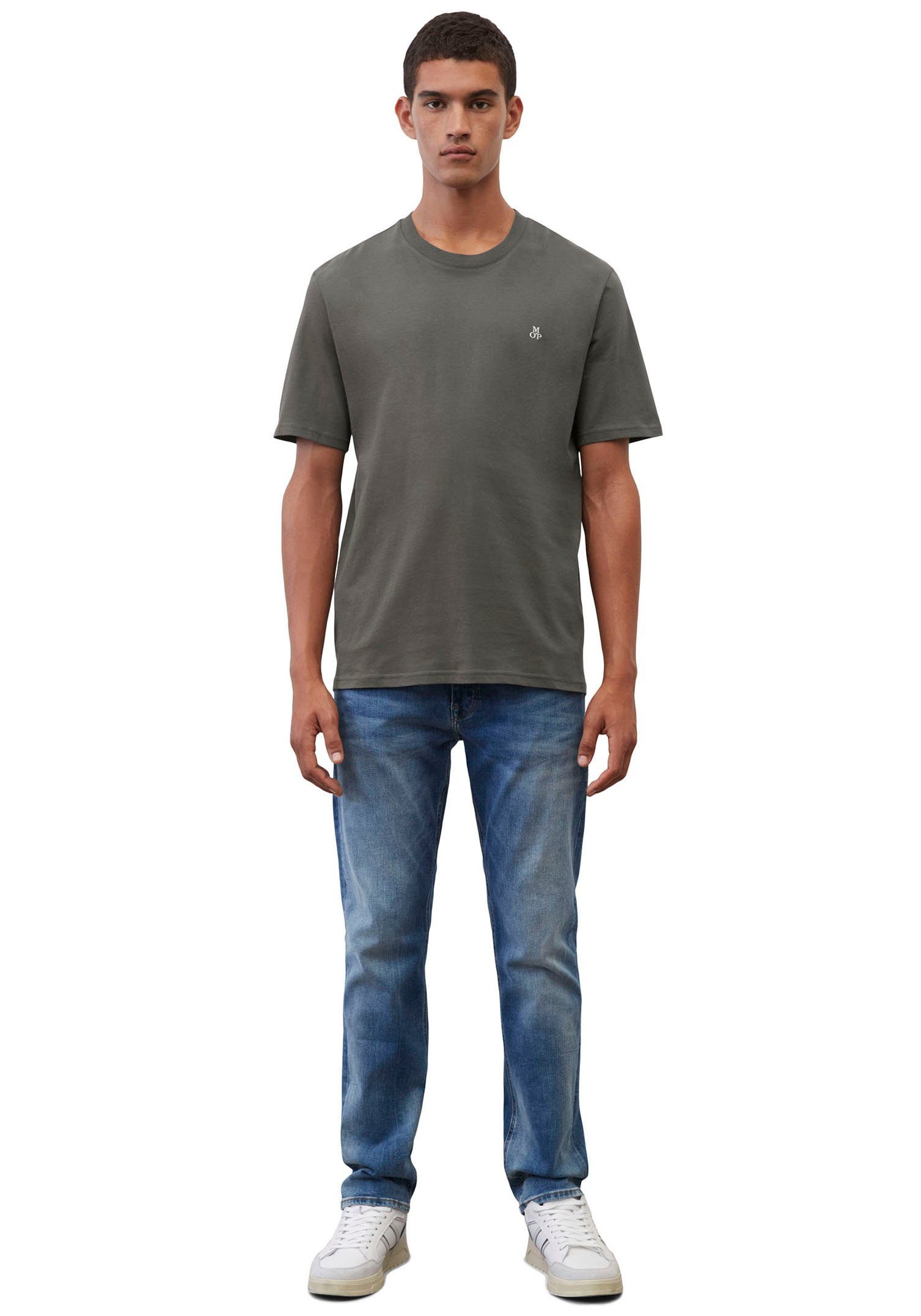 Marc O'Polo T-shirt Logo-T-shirt van bio-katoen