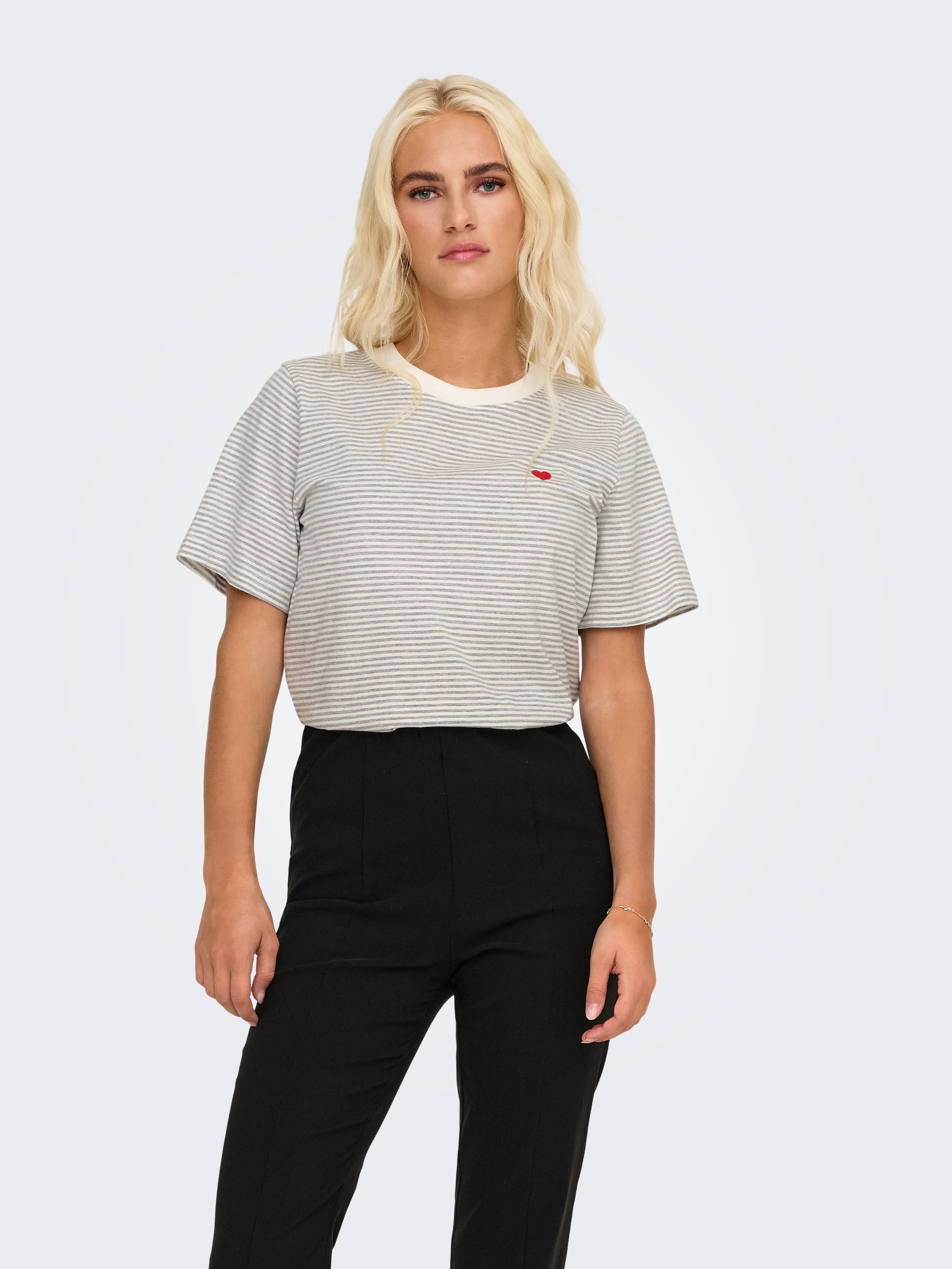 JDY Shirt met korte mouwen JDYPISA S/S PRINT TOP JRS NOOS