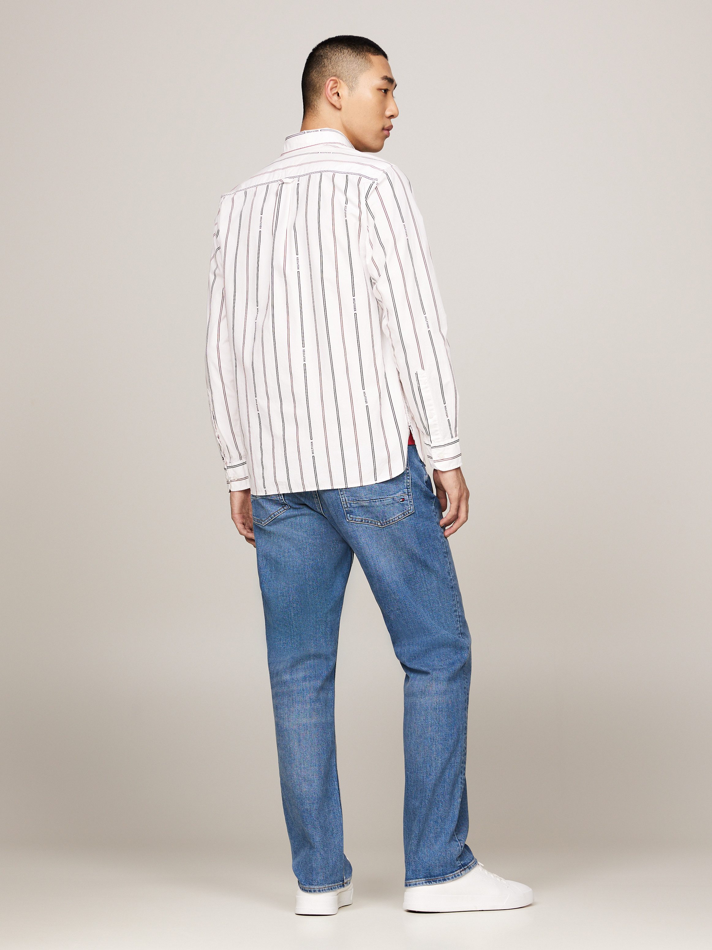 Tommy Hilfiger Overhemd met lange mouwen HILFIGER DOUBLE STP RF SHIRT