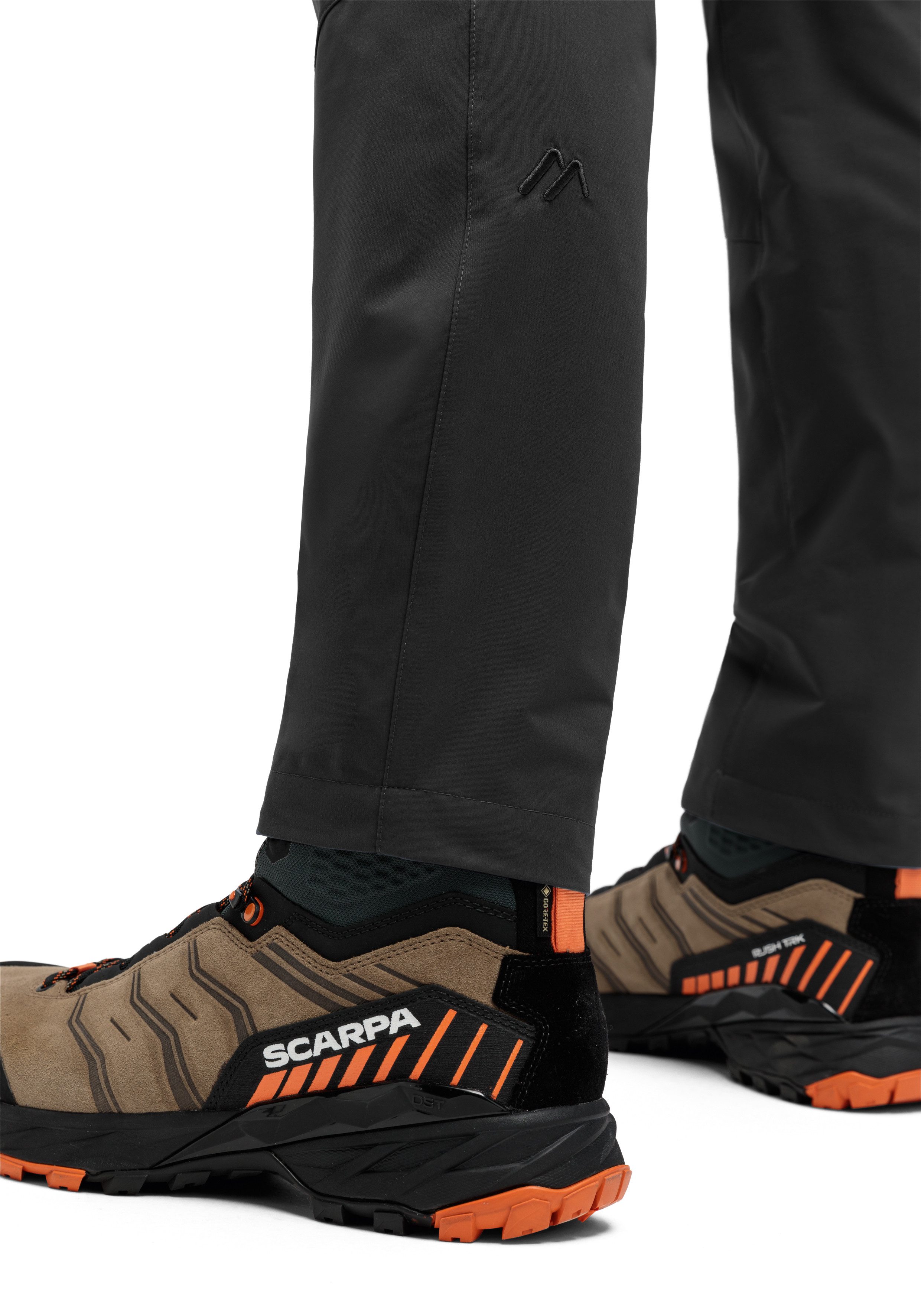 Maier Sports Outdoorbroek Nil Loop Heren wandelbroek, functionele broek met zakken + riem, regular fit