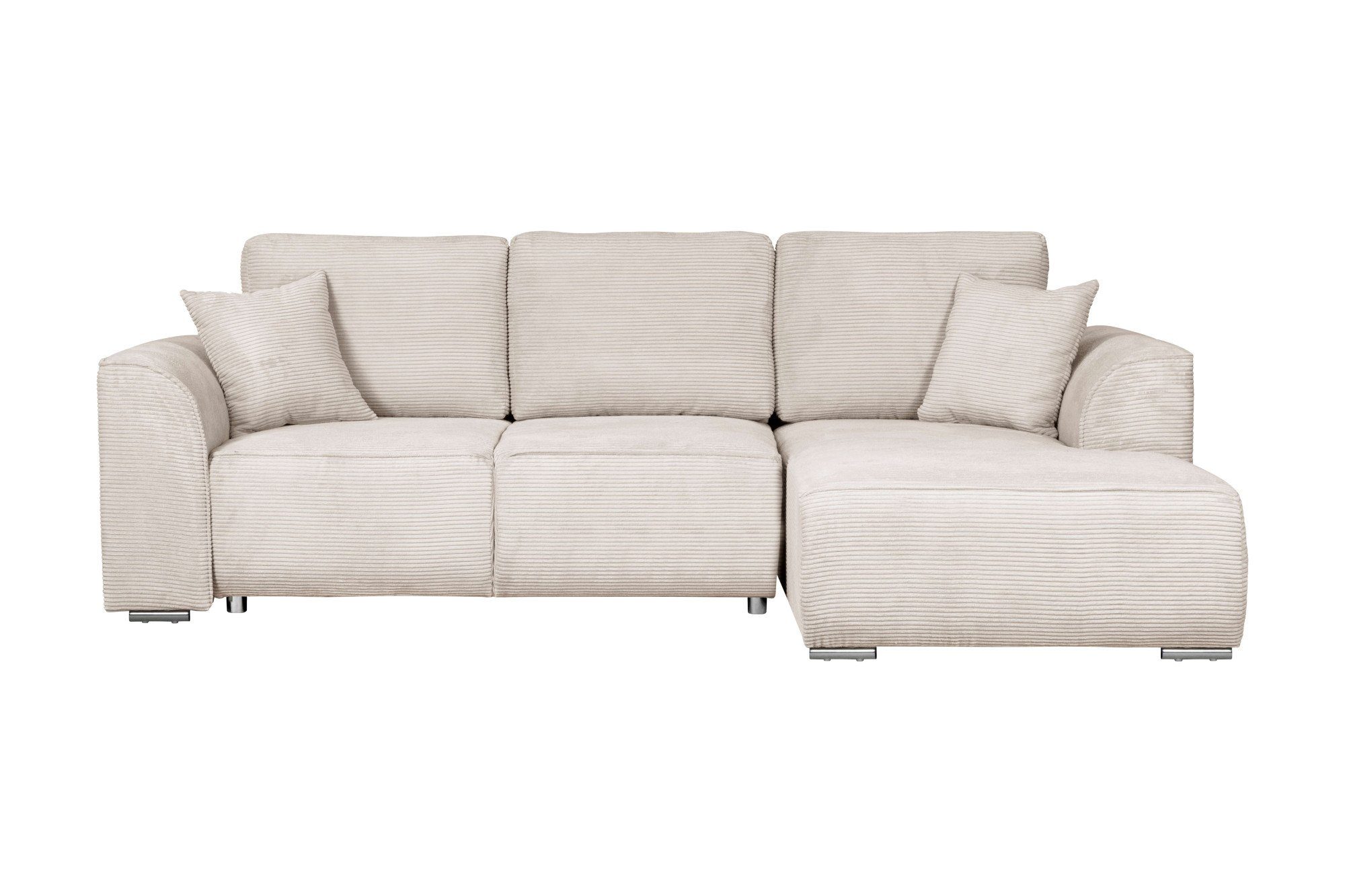 INOSIGN Hoekbank BEATRICE optionele slaapbank met bedlade, B/D/H: 265/170/86 cm