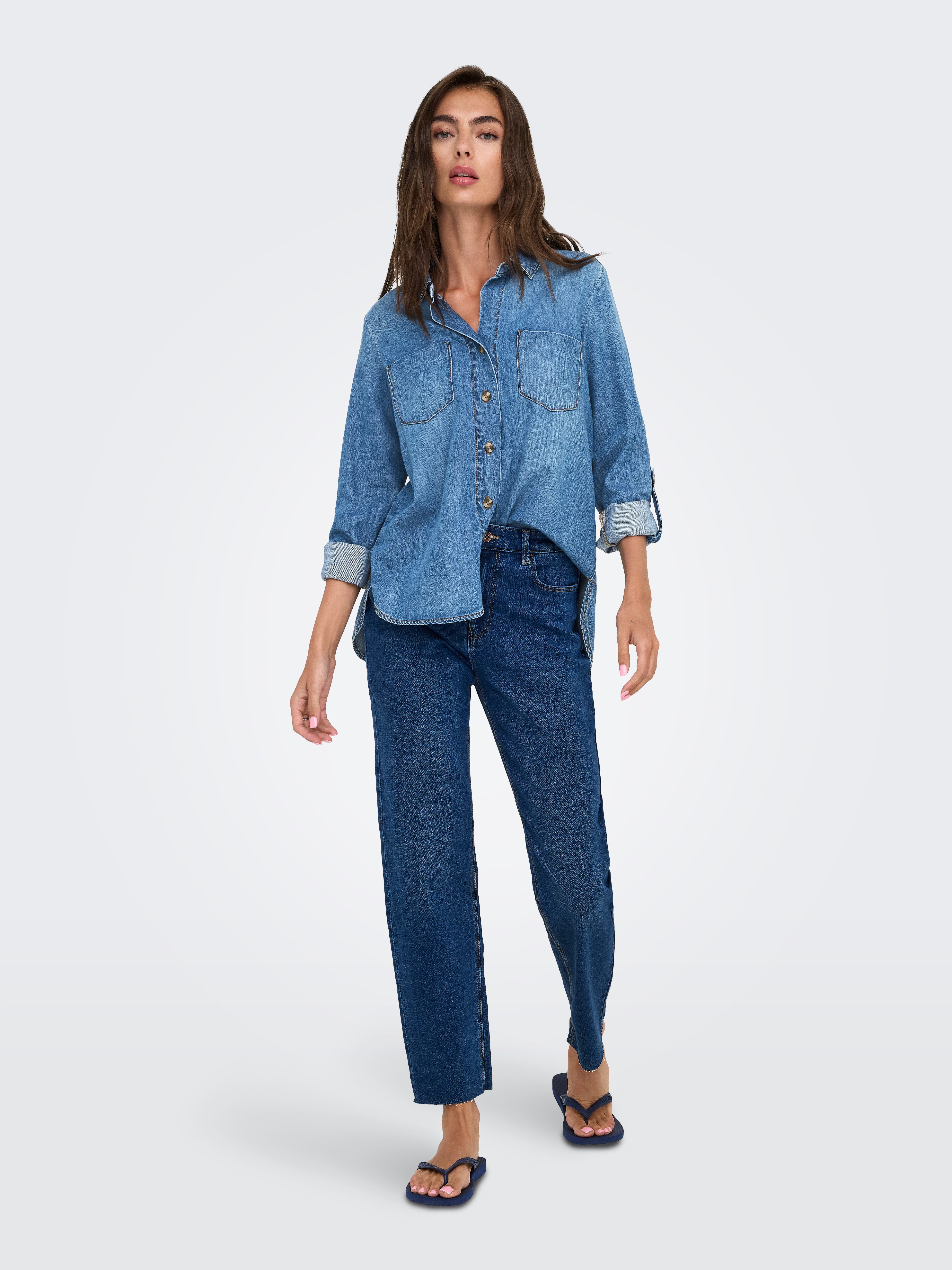 Only Jeans blouse ONLYASMIN SHIRT L/S DNM AKM NOOS