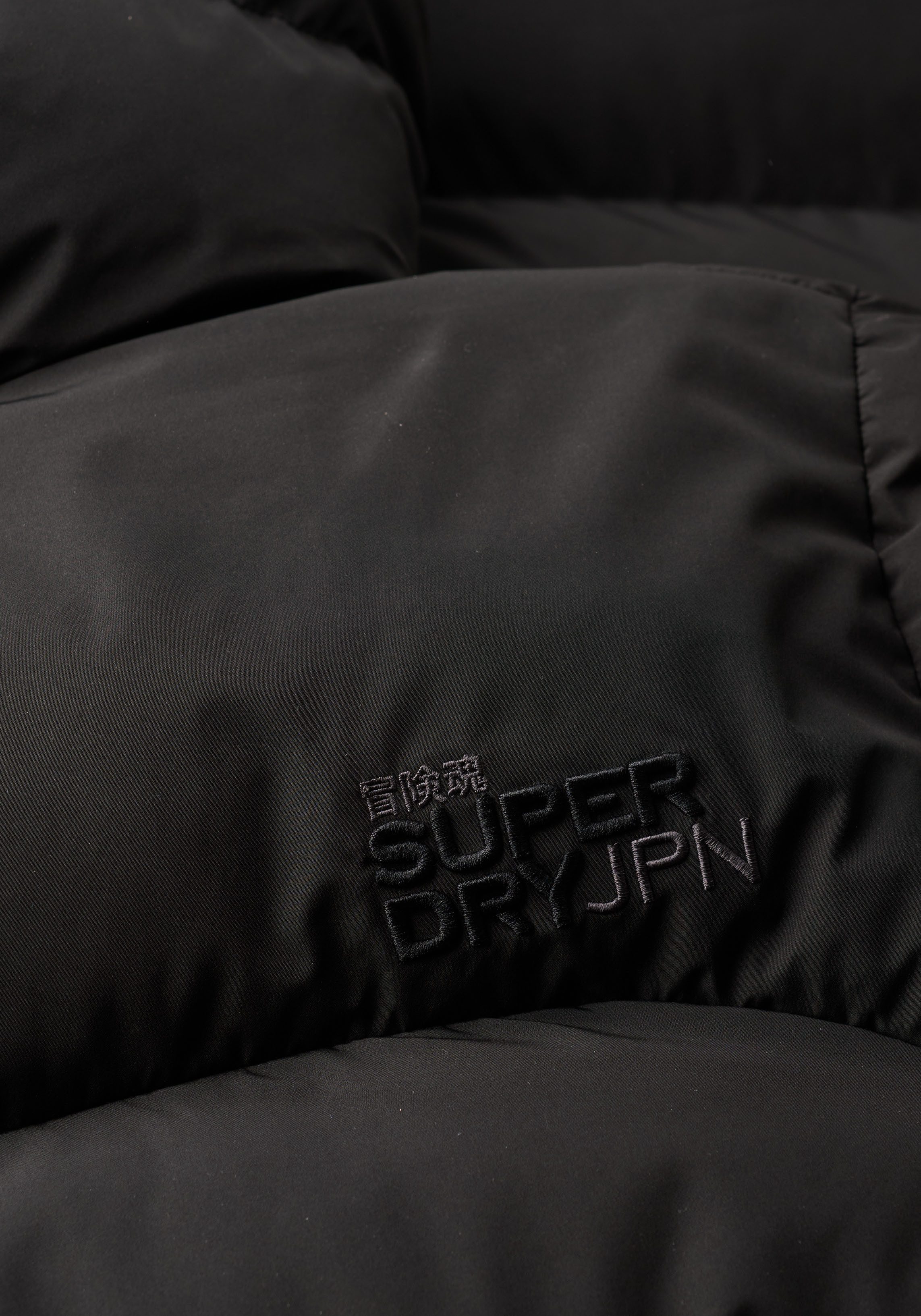 Superdry Gewatteerde jas HOODED LONGLINE SPORTS PUFFER