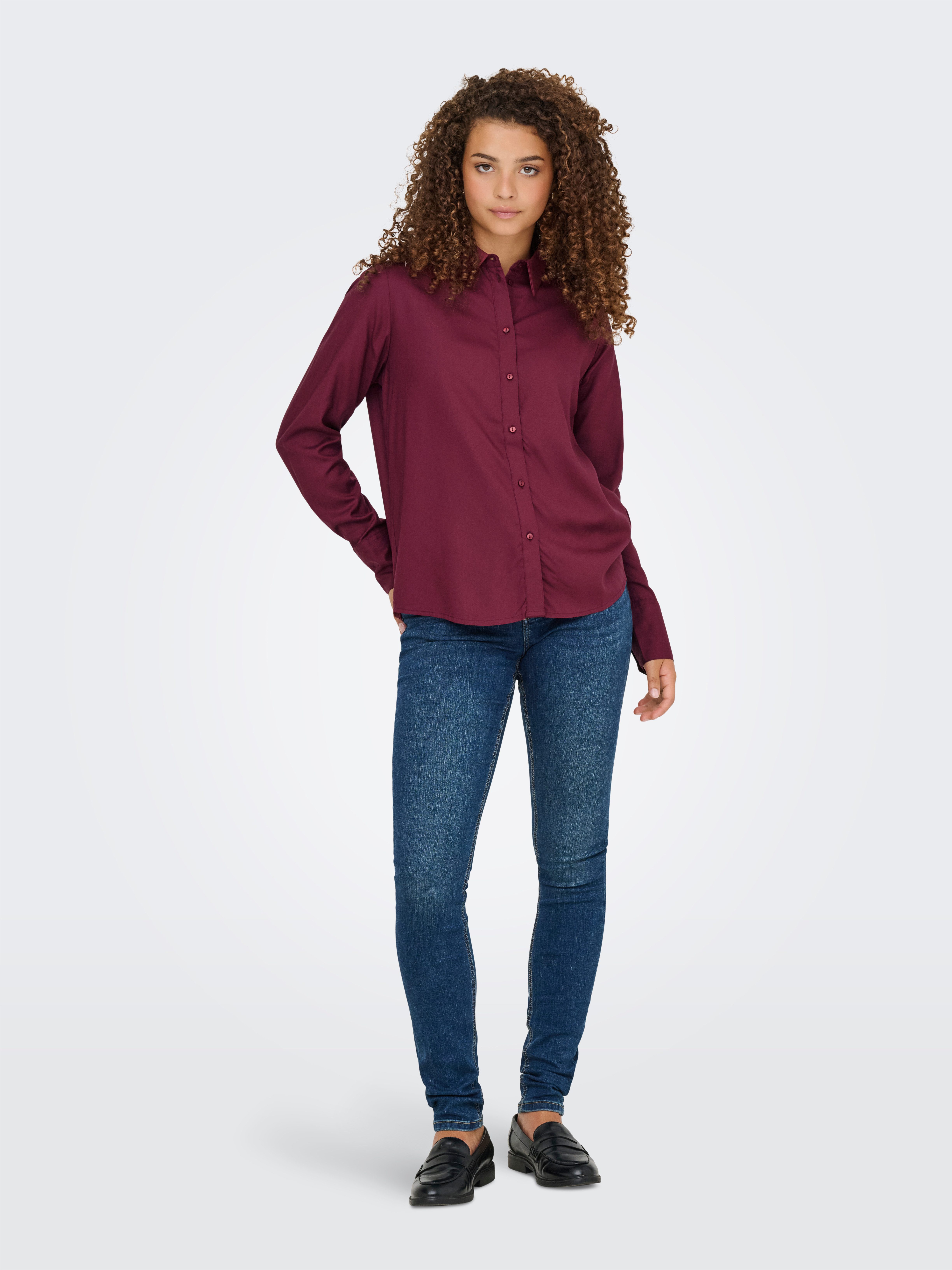 Only Overhemdblouse ONLBERIT LIFE L/S SHIRT WVN