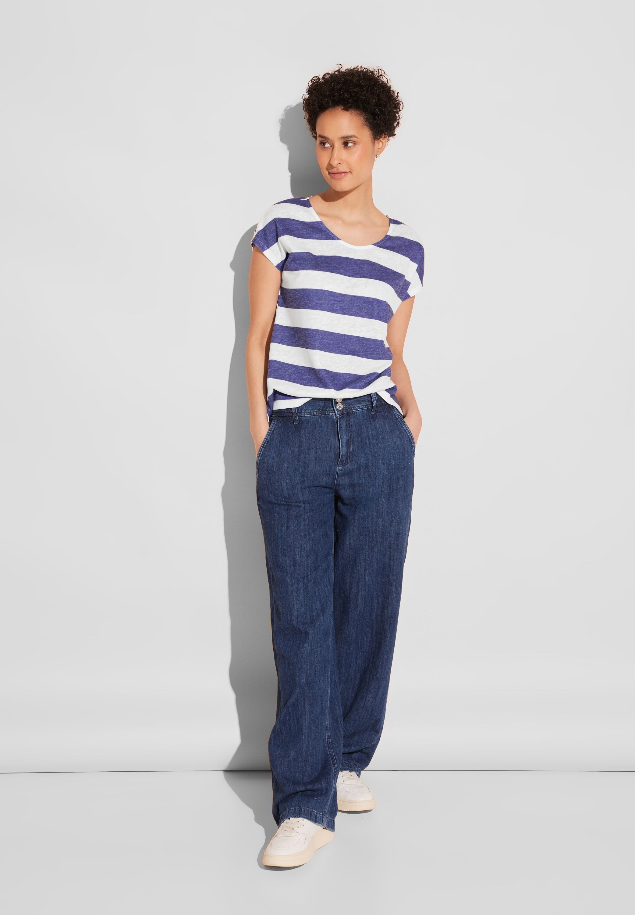 STREET ONE Shirttop met gestreept patroon