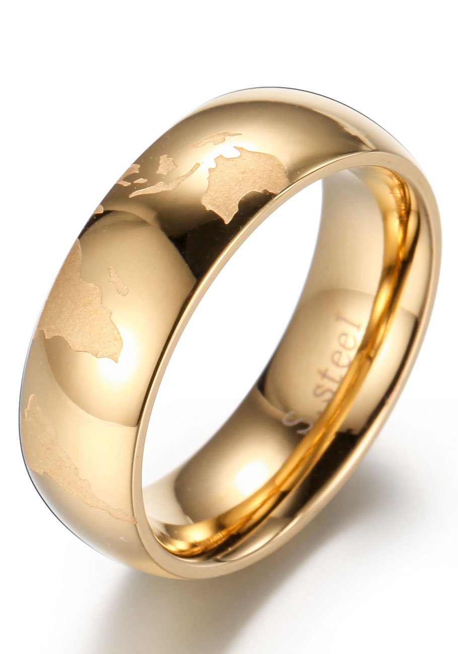 Firetti Partnerring Sieraad cadeau "LIEFDE" Aarde met of zonder zirkoon (synthetisch)