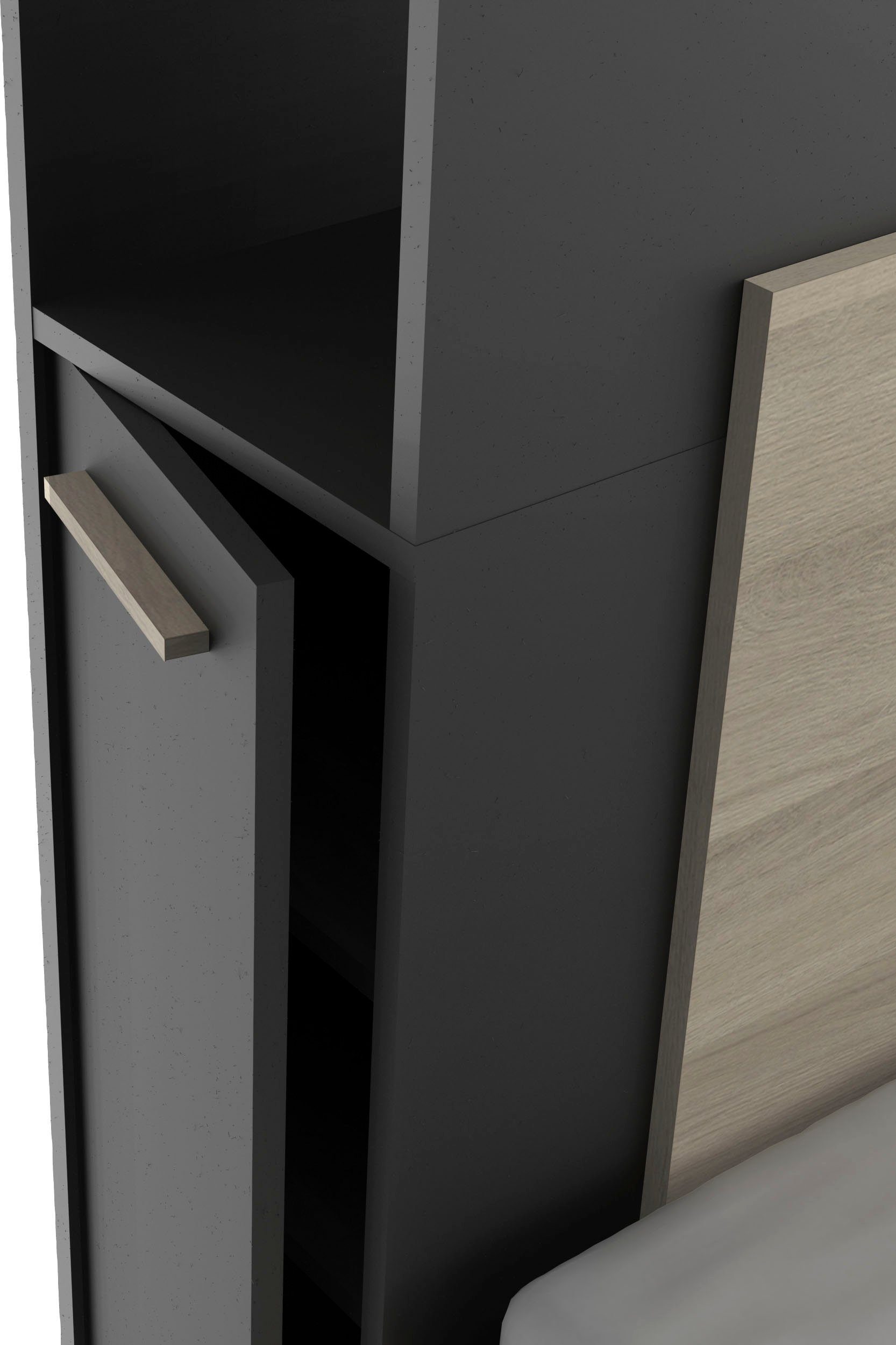 Demeyere GROUP Bedframe LIFE ideaal voor kleine kamers, ruimtebesparend, veel opbergruimte