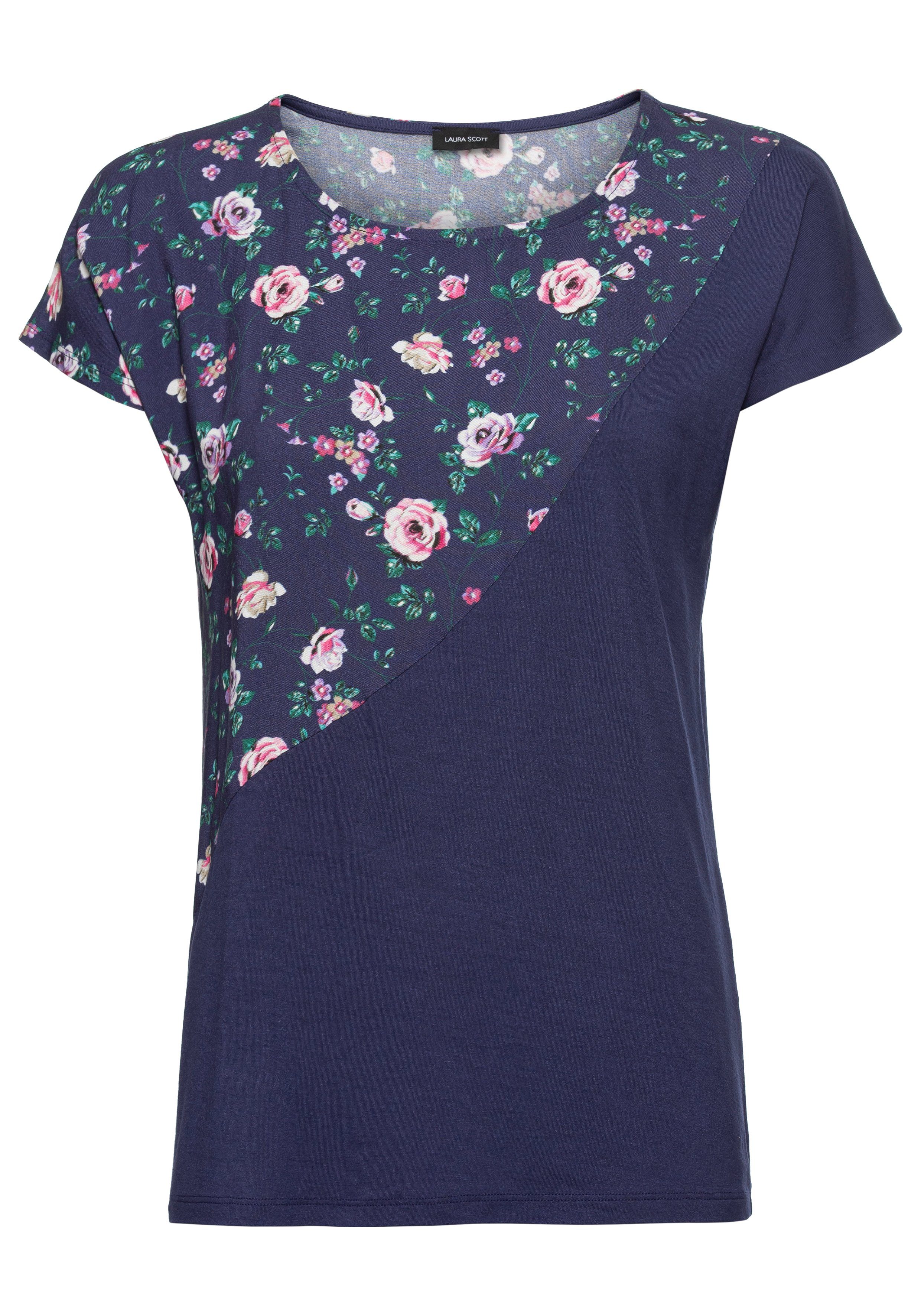Laura Scott Shirtblouse met bloemenprint