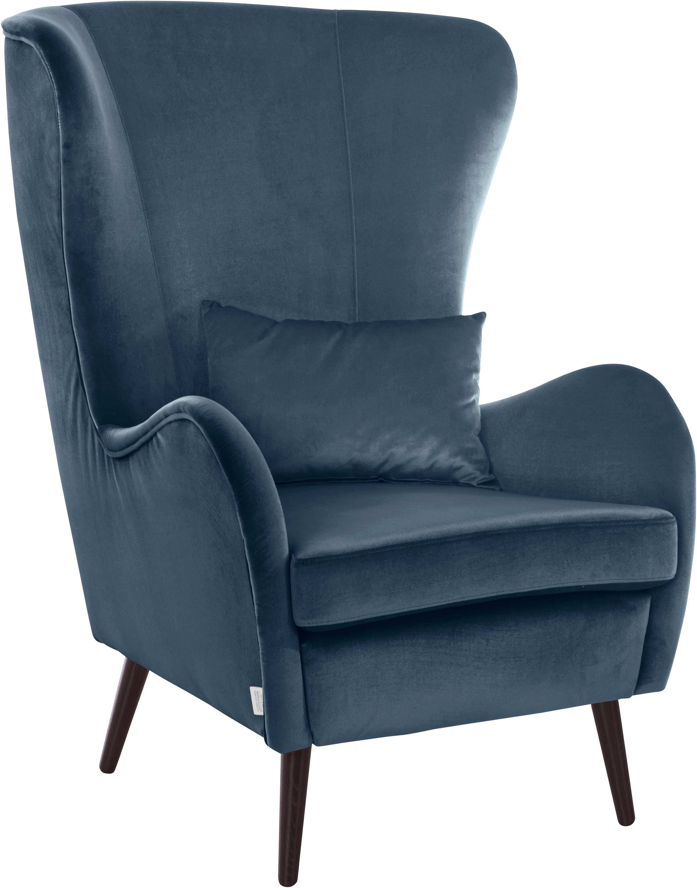 Home affaire Fauteuil Sallito, oorfauteuil, TV-stoel voor woonkamer, ook in velours cord