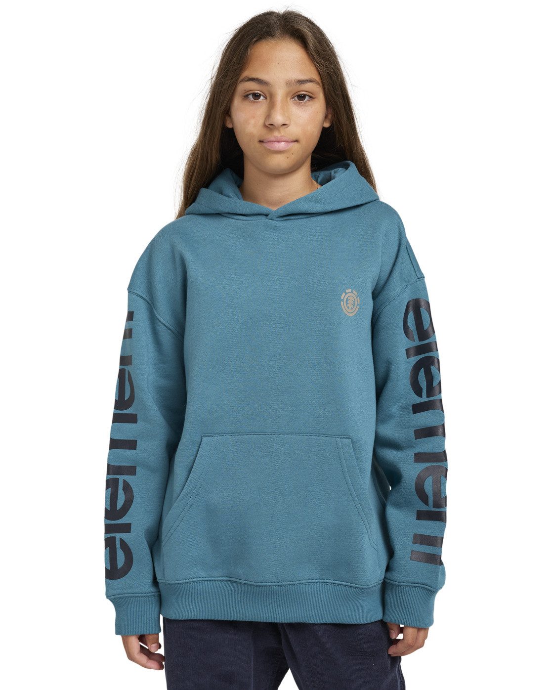 Element Hoodie Peaks Box jongens sweatshirts & -vesten maat 16(165-172cm) blauw