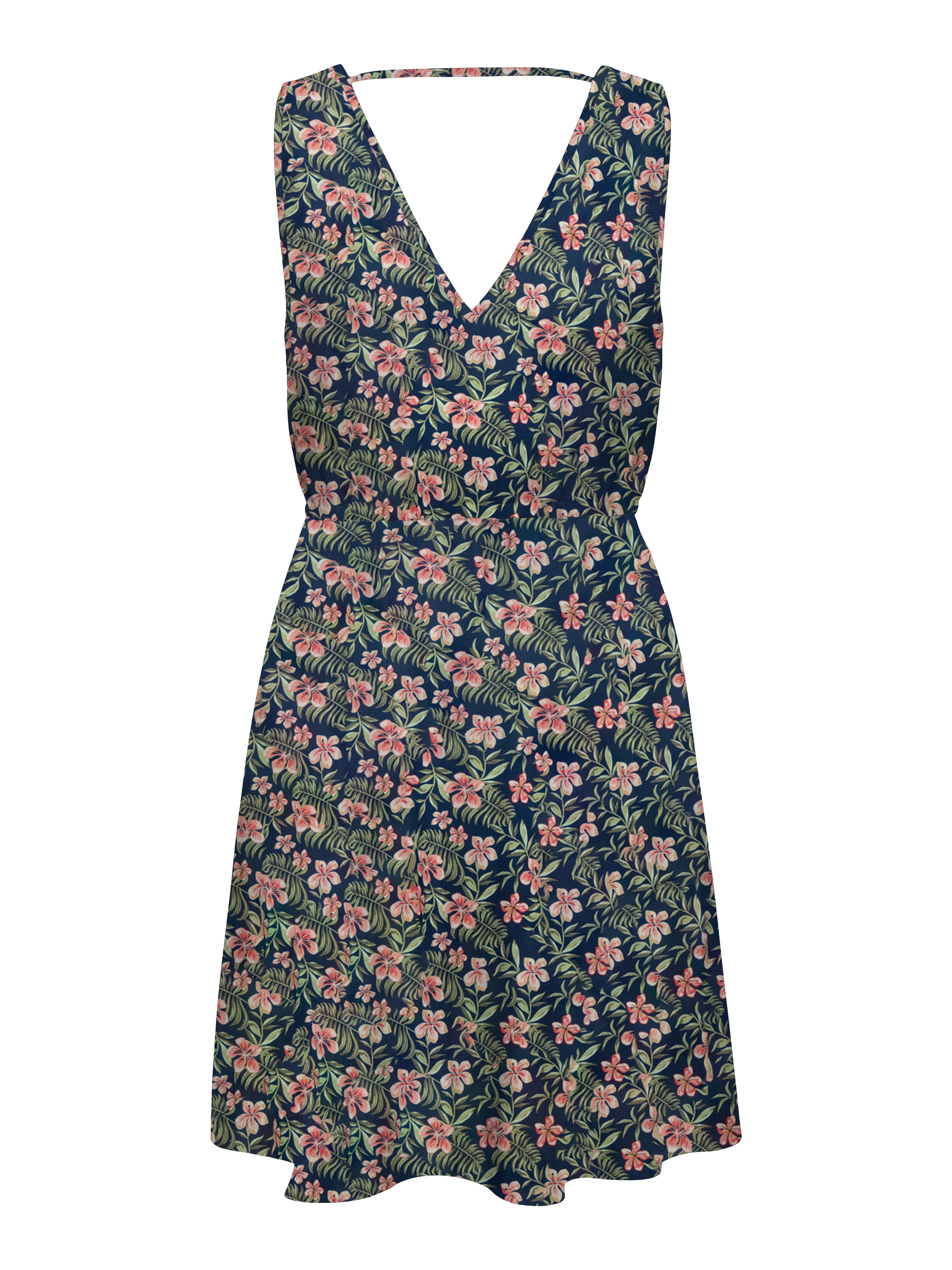 Only Mini-jurk ONLNOVA LIFE VIS SARA STRING DRESS AOP