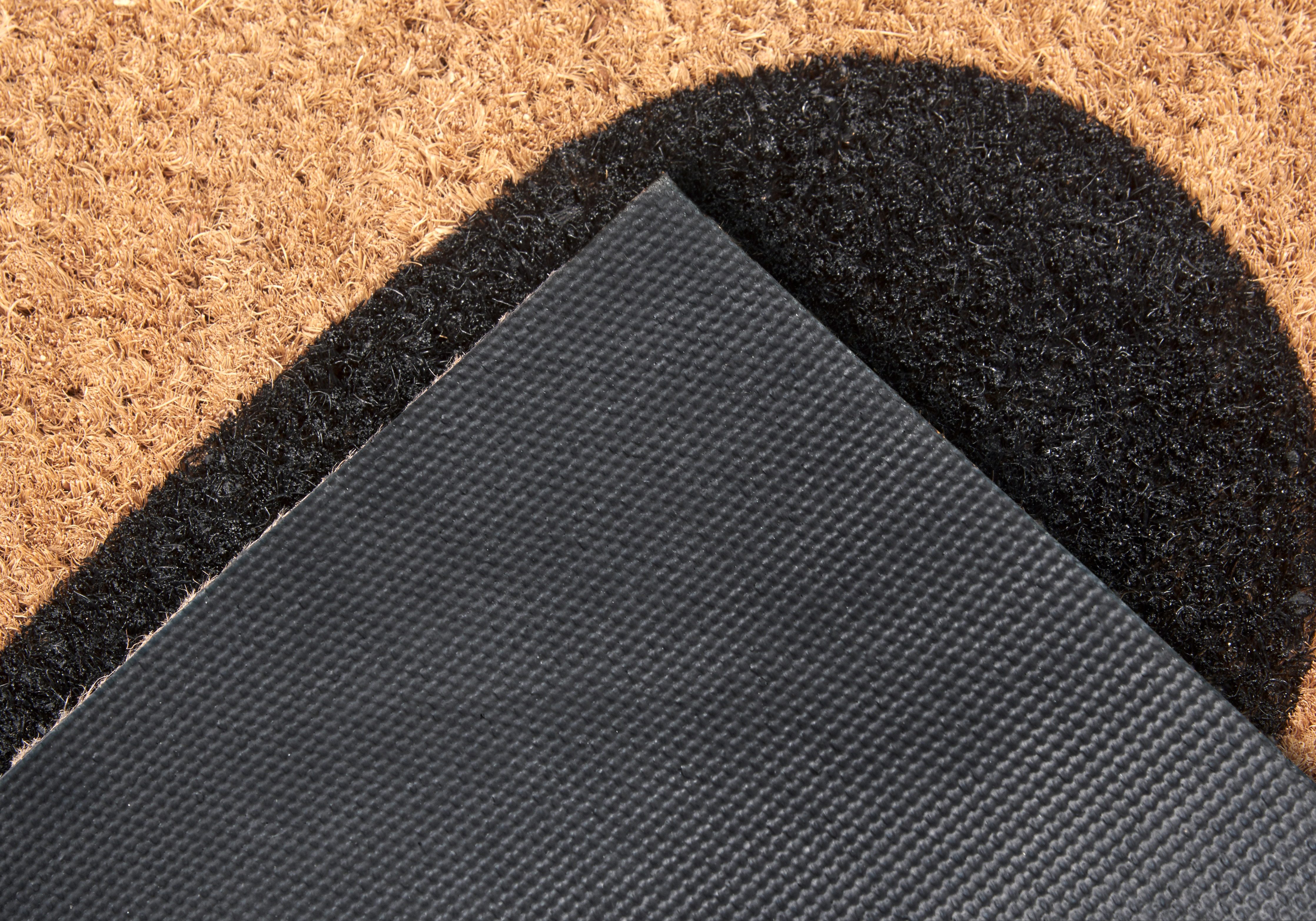 HANSE Home Mat Mix Mats Kokos Heart, deurmat Kokos, vuilopvangmat, outdoor, antislip, binnen, kokosmat, gang