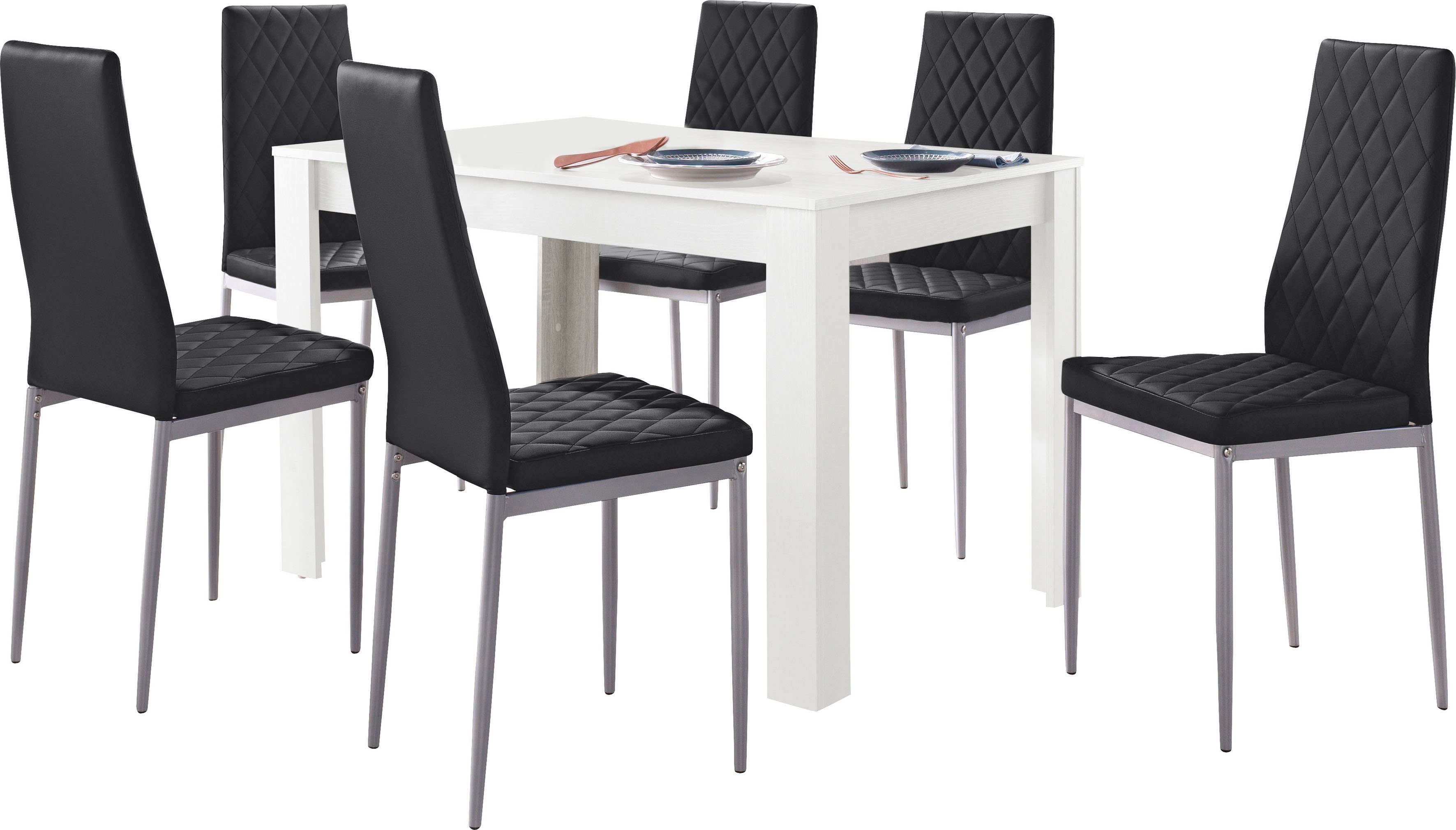 INOSIGN Eethoek TOPSELLER! Tafel, stoel, OTTOs keuze (set, 5-delig)