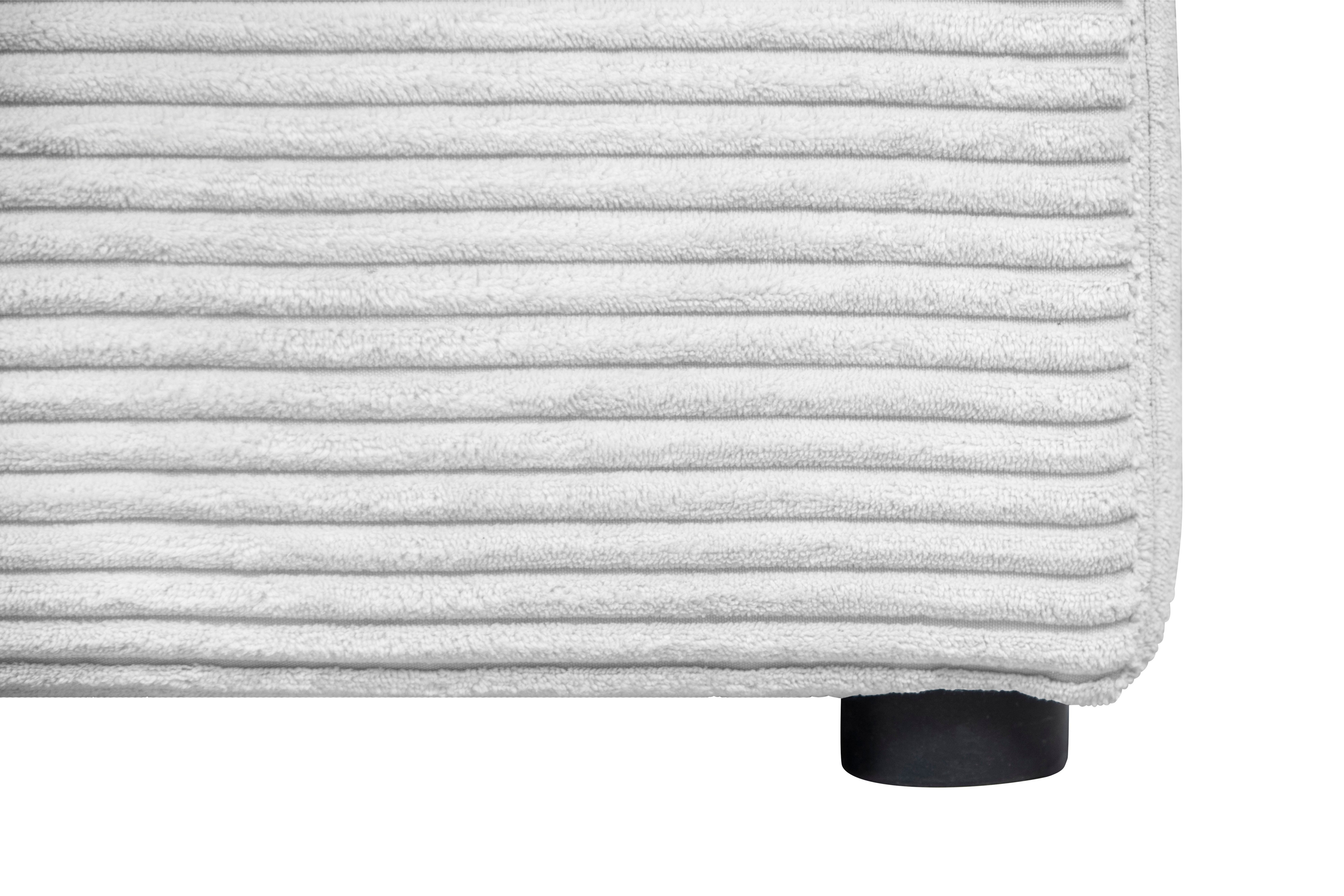 RAUM.ID Bank-middenelement Florid als deel van een modulaire bank, stevig zitcomfort, ook in cord
