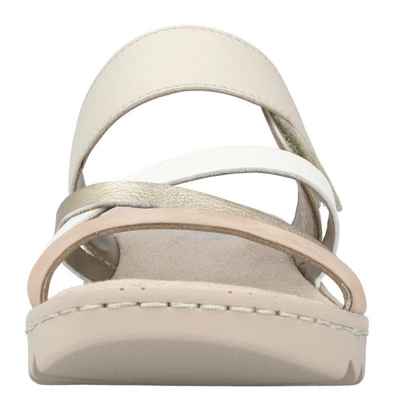 Rieker Slippers , sleehak, zomerschoen, pantoffels met slip-on