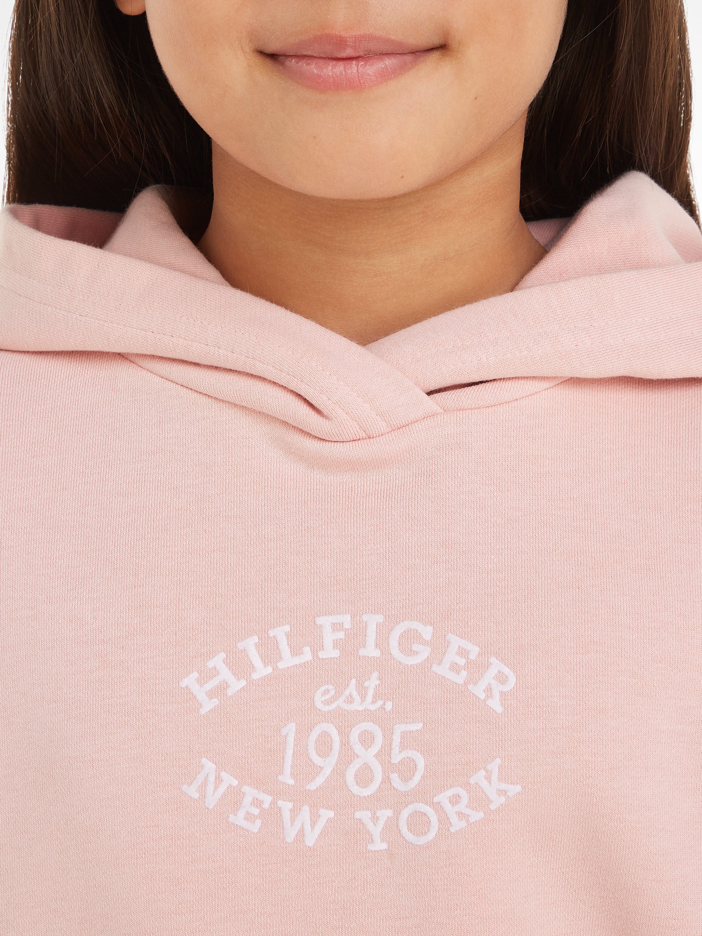 Tommy Hilfiger Hoodie MONOTYPE FLOCK HOODIE Kinderen tot 16 jaar met logo-opdruk