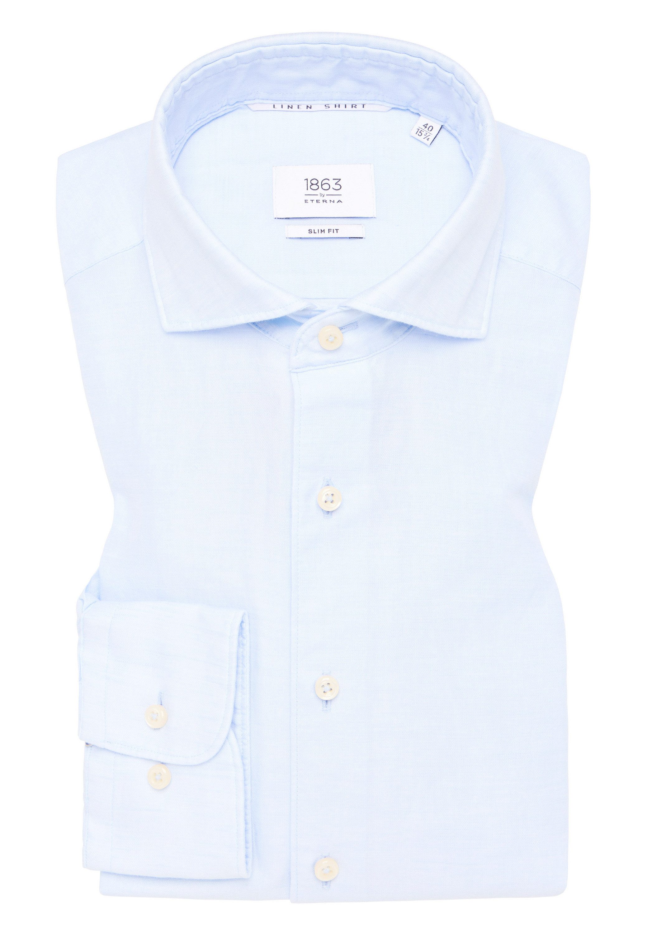 Eterna Overhemd met lange mouwen Slim fit EASY IRON (gemakkelijk te strijken)