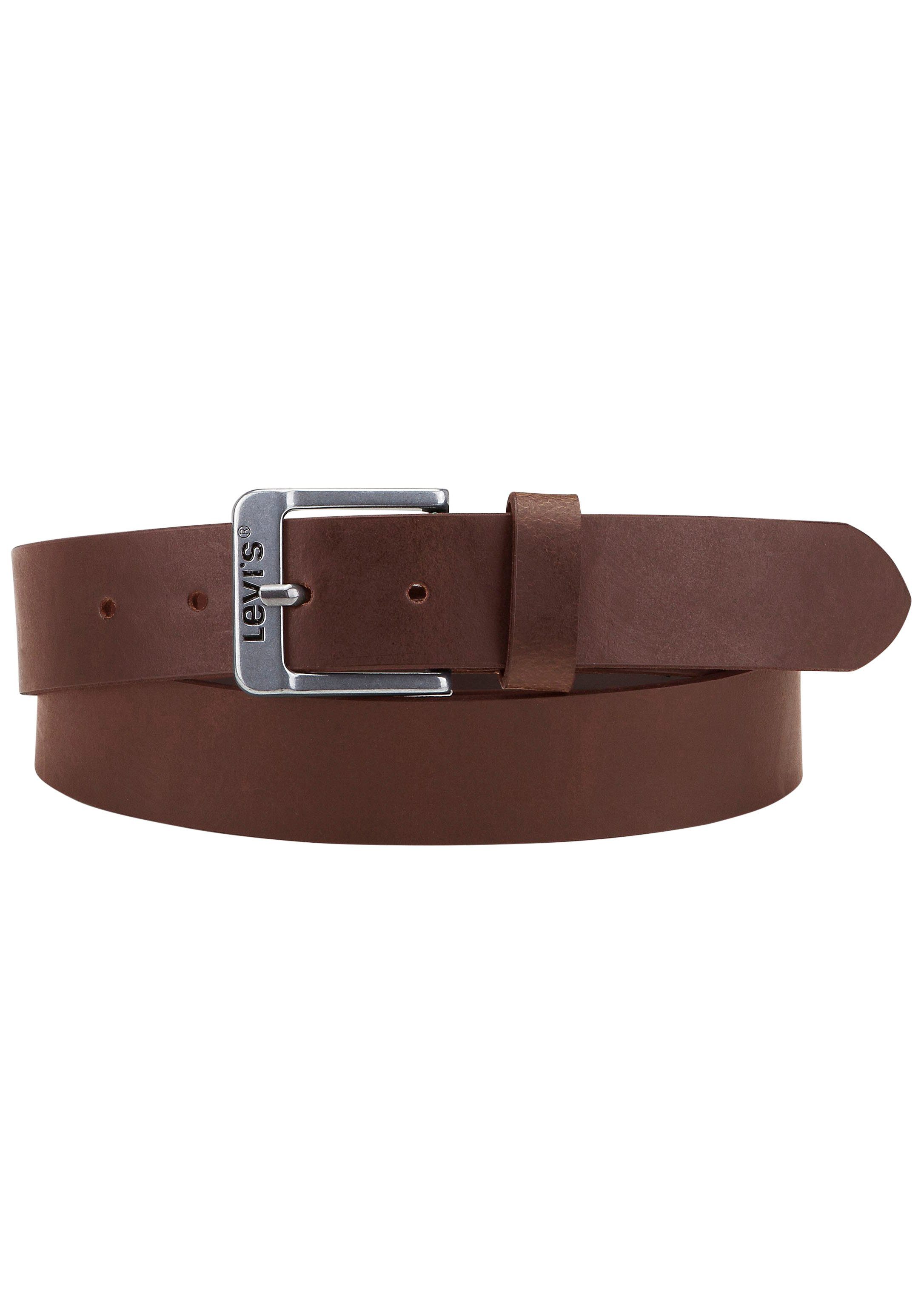 Levi's Leren riem unisex riemen maat 85 bruin