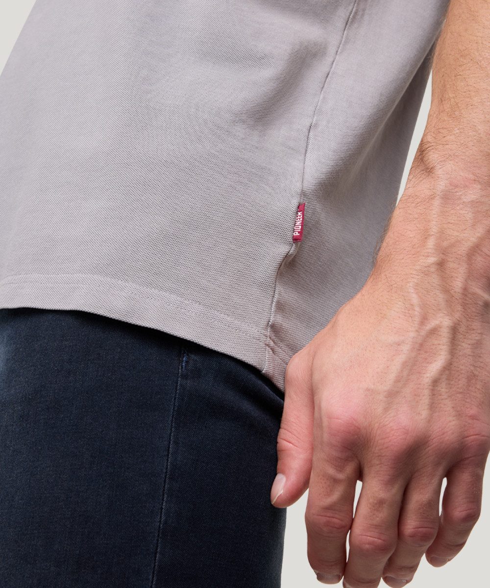Pioneer Authentic Jeans Poloshirt met geborduurd logo