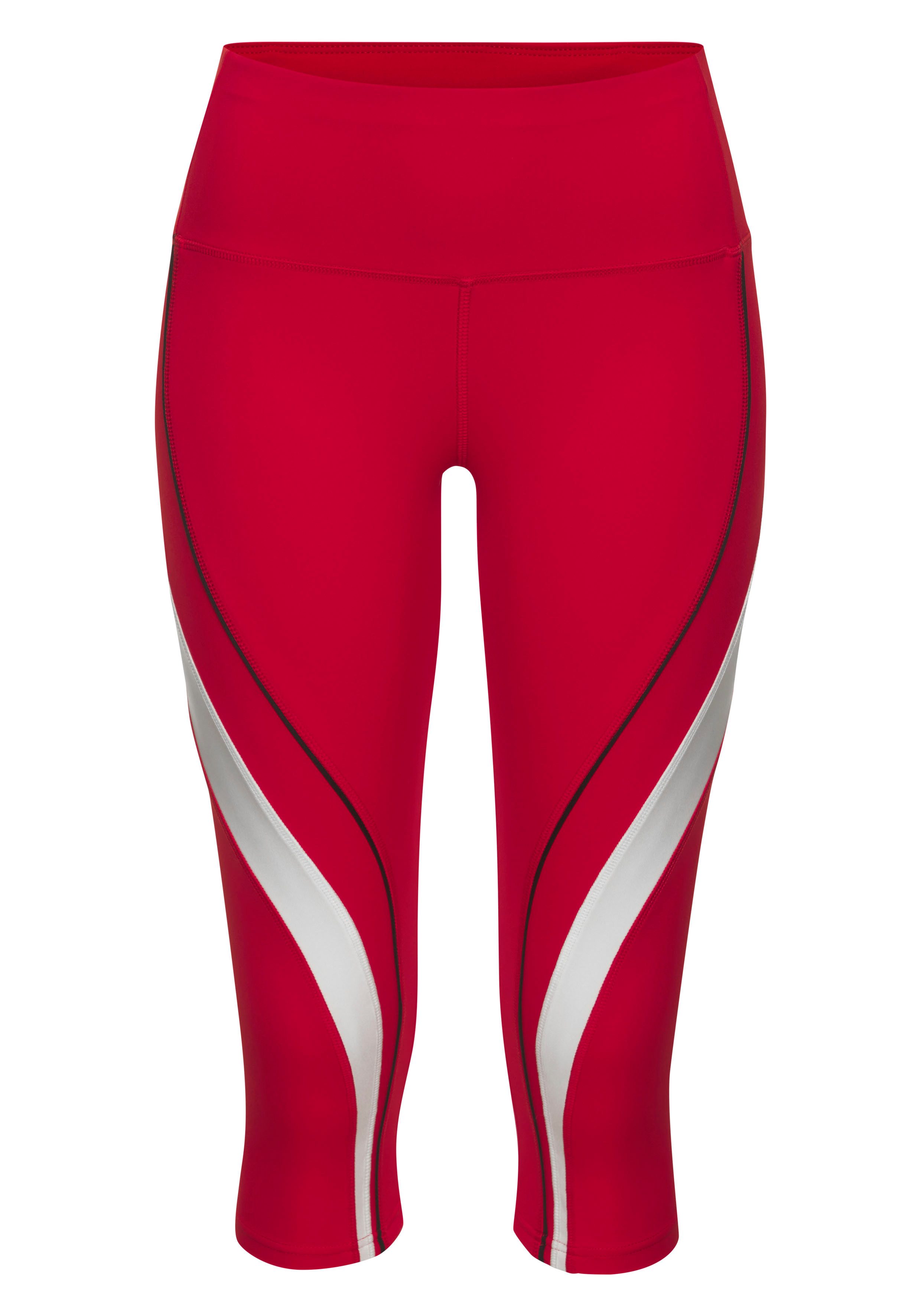 active by Lascana Capribroek met contrastinzet opzij