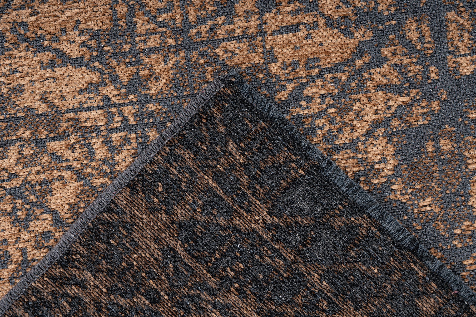 Kayoom Vloerkleed Kalea 225 Vlakweefsel tapijt met reliëfontwerp, used-look, moderne kleuren